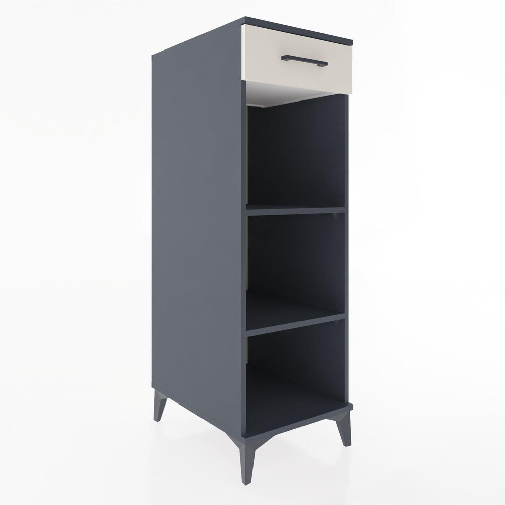 Woodntry Modular Cabinet Anthracite 44x30x122 cm with Drawers and Shelves CR112-2