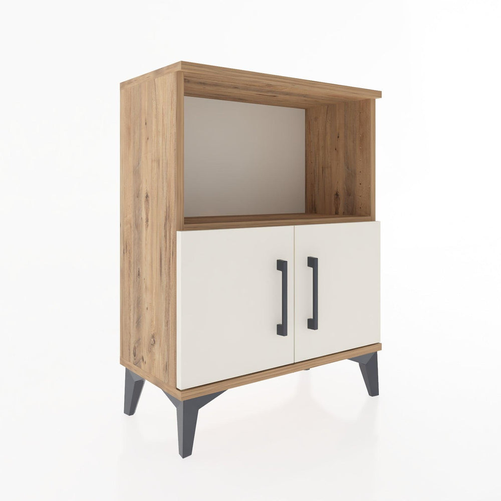 Woodntry Modular Nightstand Pine 60x30x68 cm with Cover and Shelf KR12-3