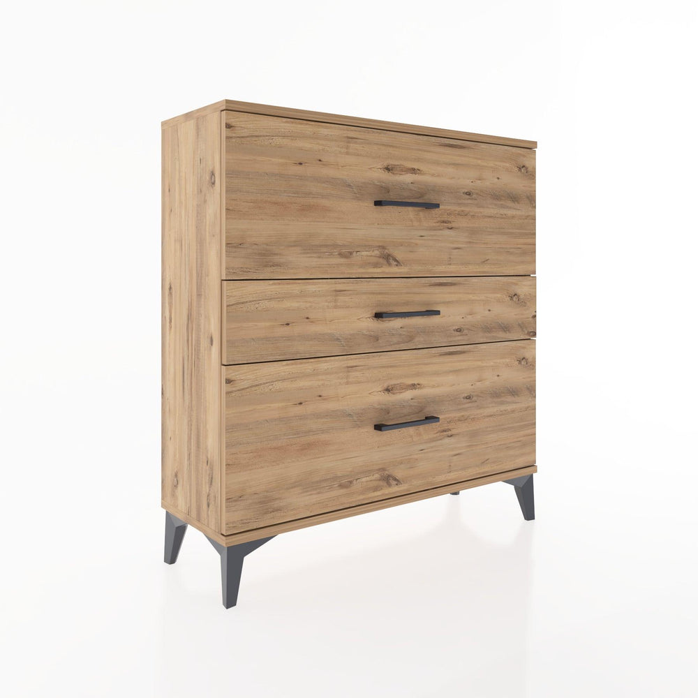 Woodntry Modüler Şifonyer Çam 88x30x84 cm Çekmeceli C12-3