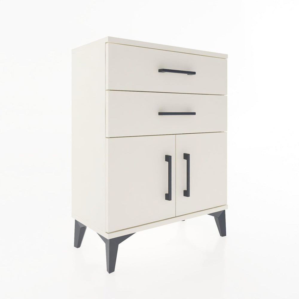 Woodntry Modular Nightstand Moonstone 60x30x68 cm with Cover and Drawer KC13-1