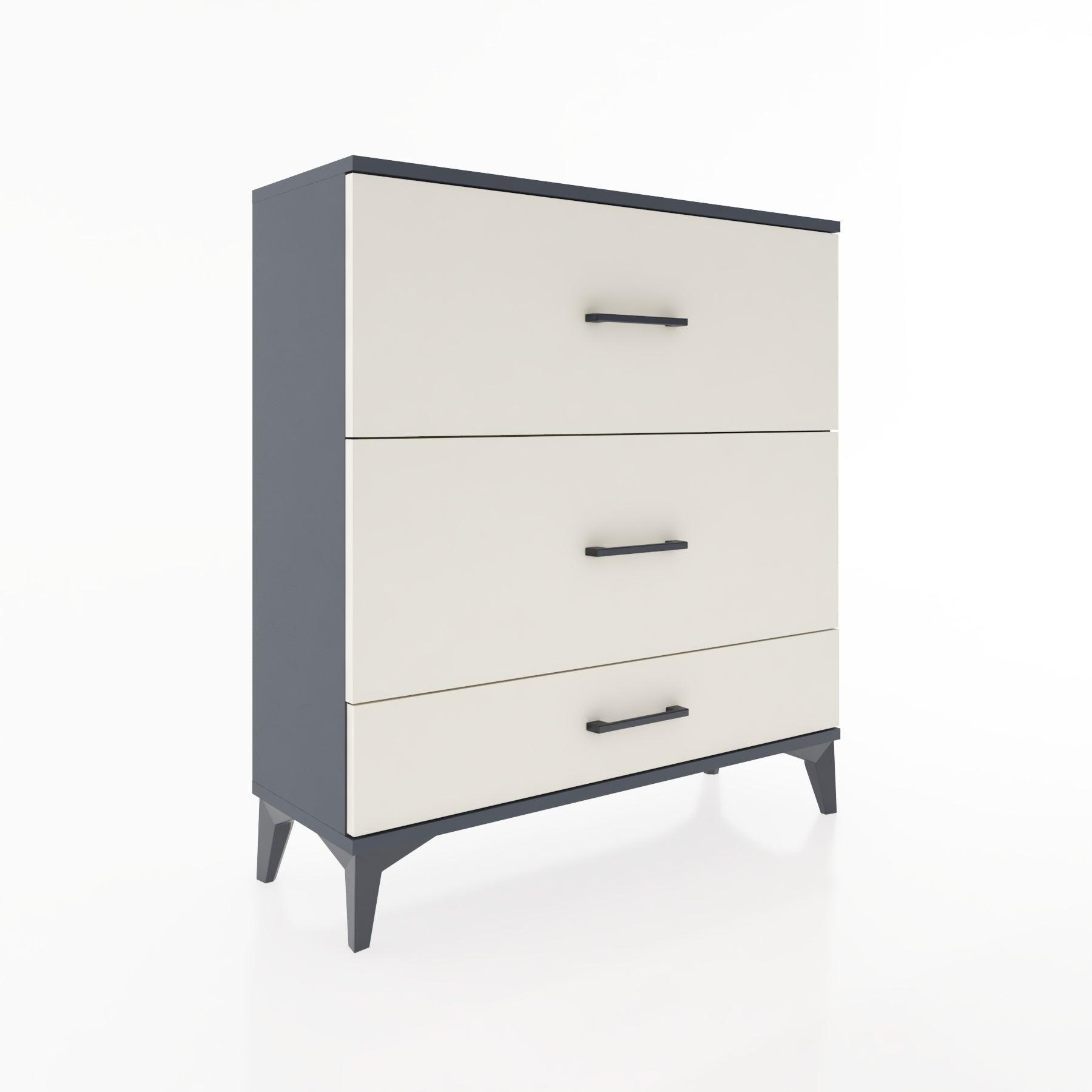 Woodntry Modular Dresser Anthracite 88x30x84 cm Drawer C13-2