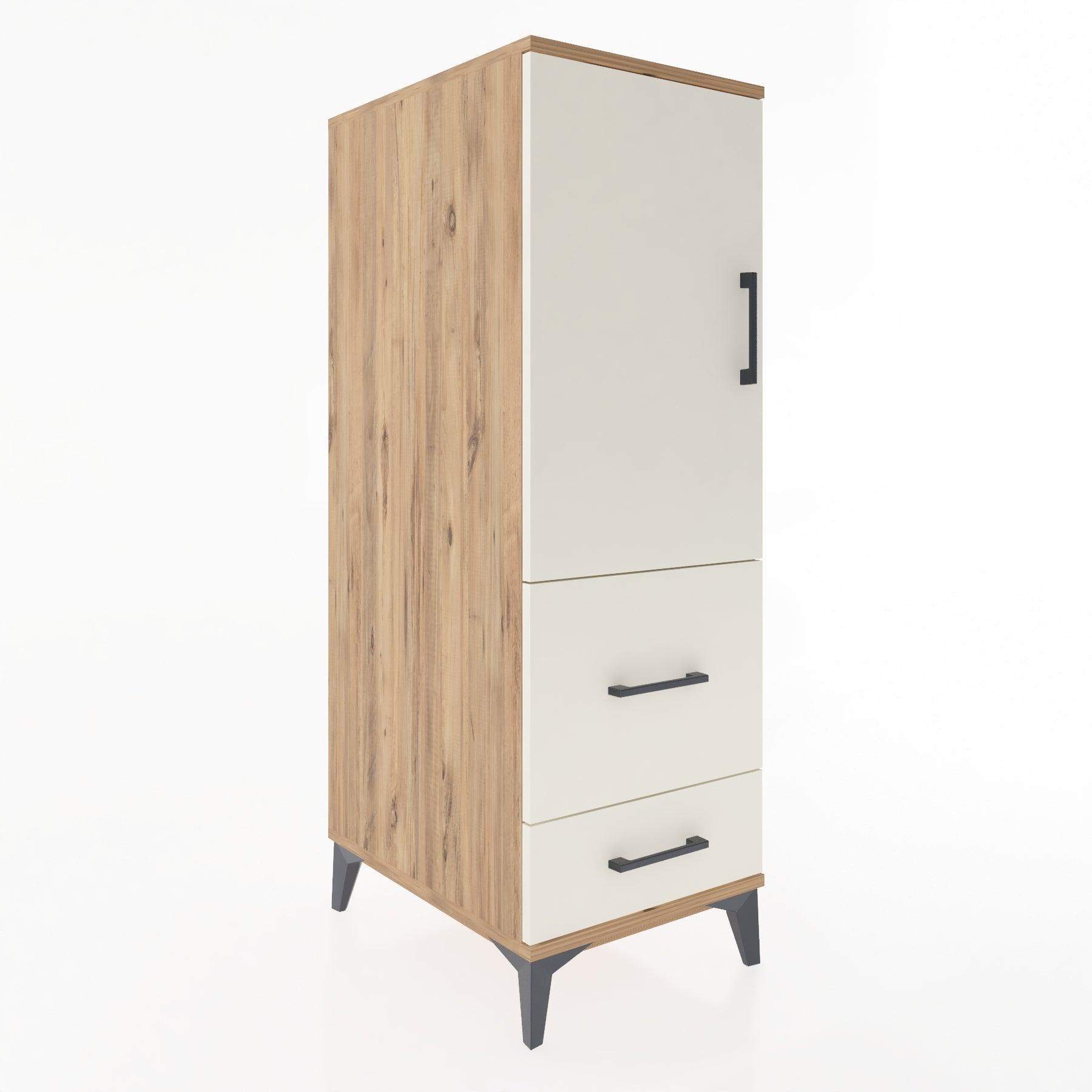 Woodntry Modular Cabinet Pine 44x59x122 cm with Doors and Drawers KC113-3