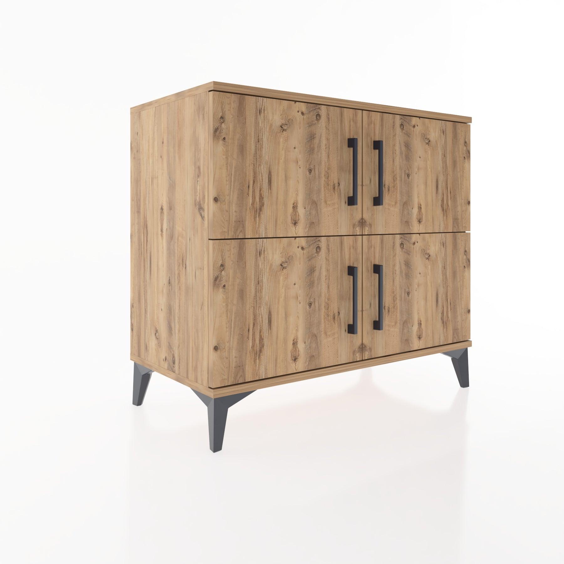Woodntry Modüler Şifonyer Çam 88x44x68 cm Kapaklı K13-3