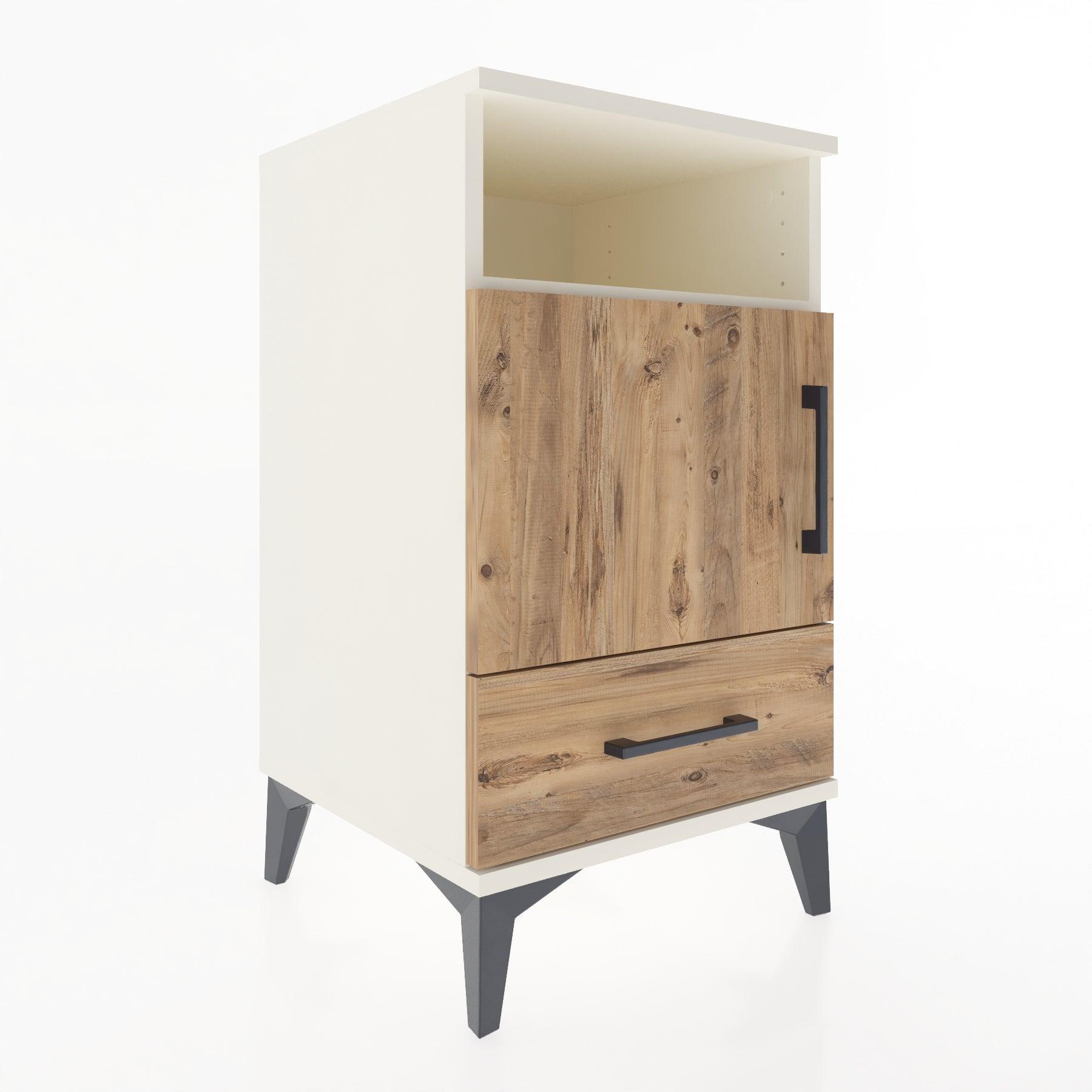 Woodntry Modular Nightstand Moonstone 44x44x68 cm Functional F14-1
