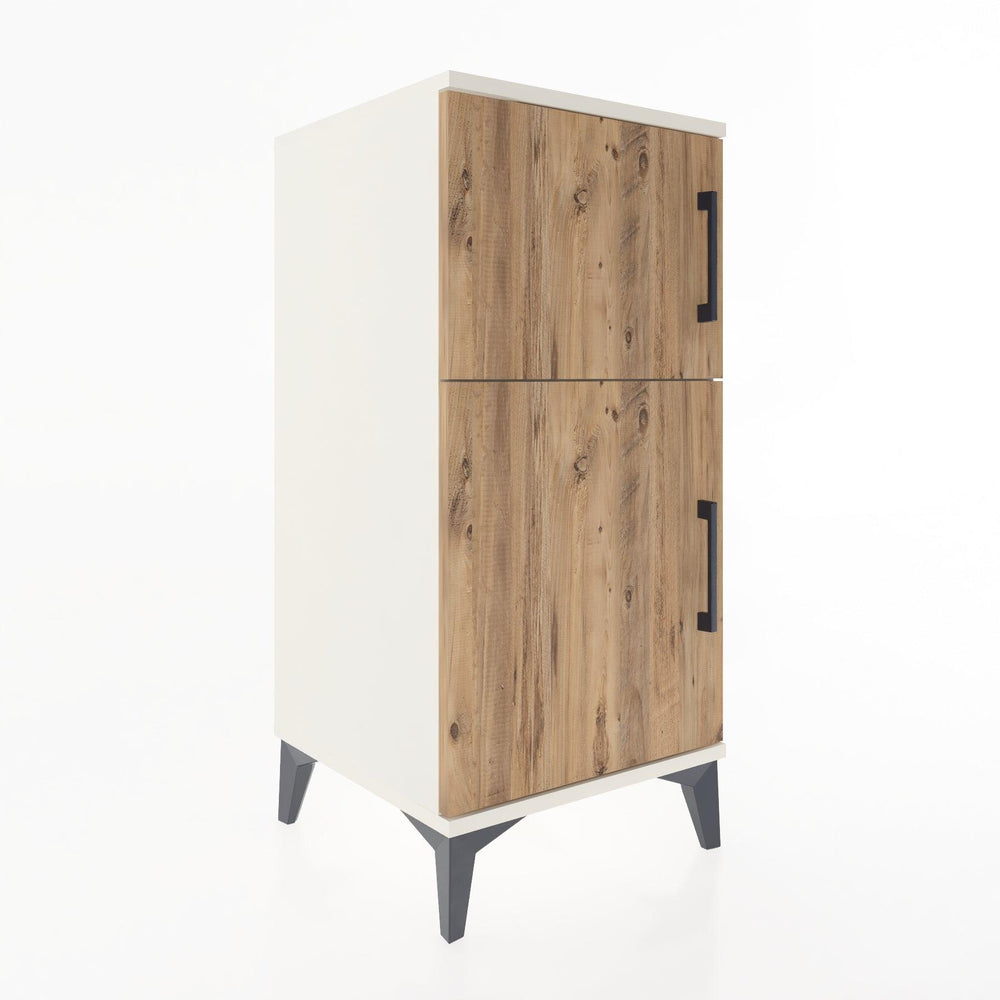 Woodntry Modular Nightstand Moonstone 44x44x84 cm with Lid K36-1