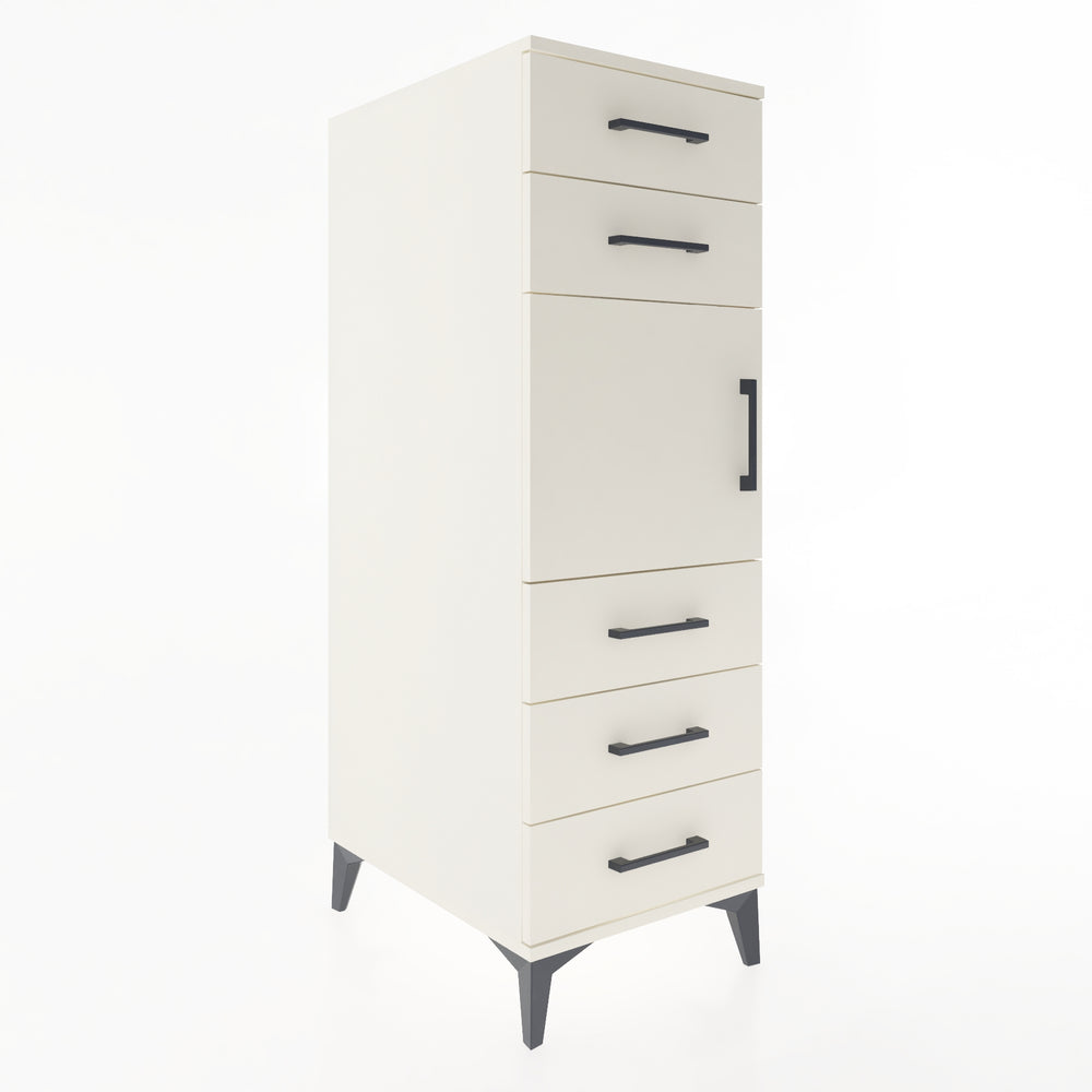 Woodntry Modular Cabinet Moonstone 44x59x122 cm with Doors and Drawers KC64-1