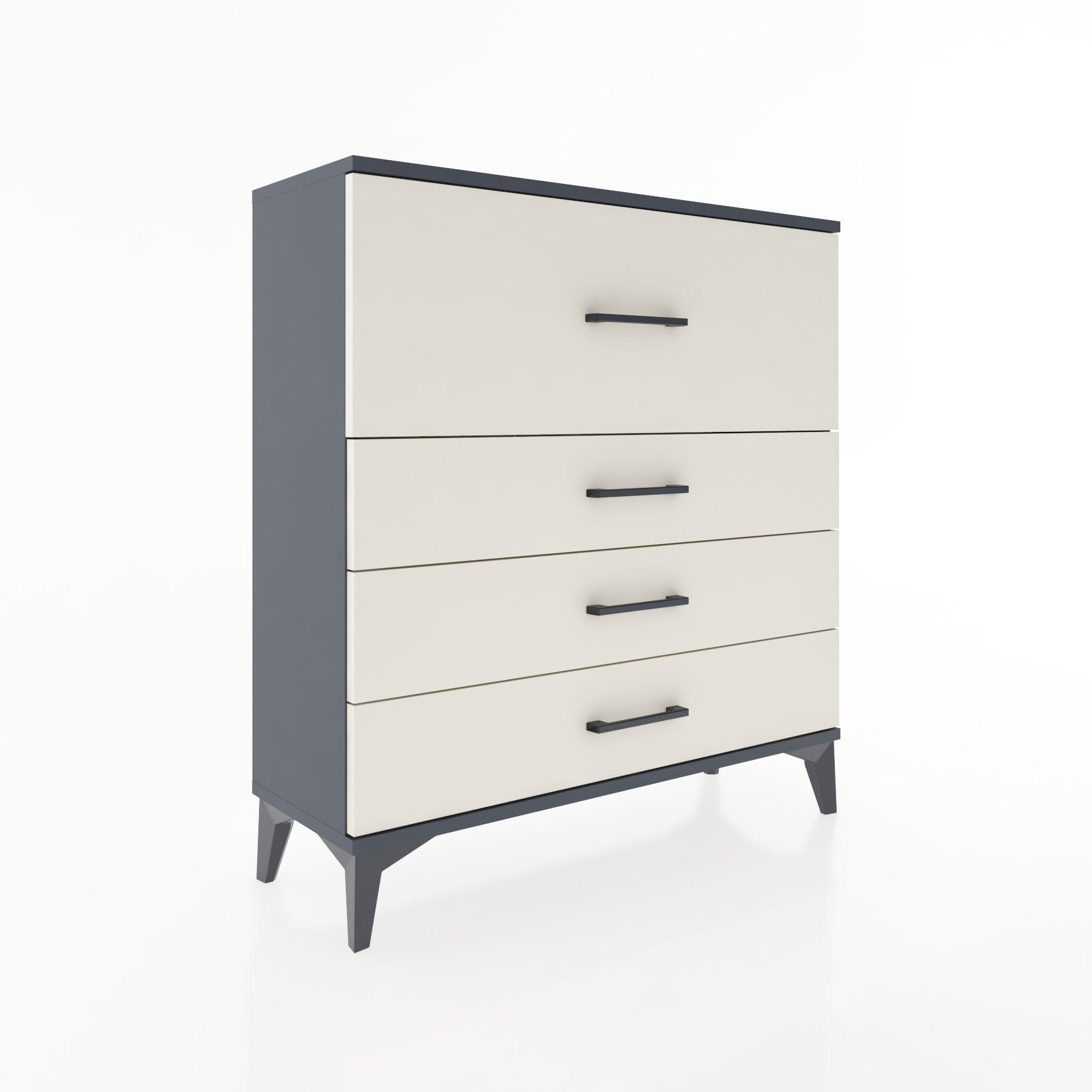 Woodntry Modular Dresser Anthracite 88x30x84 cm Drawer C14-2