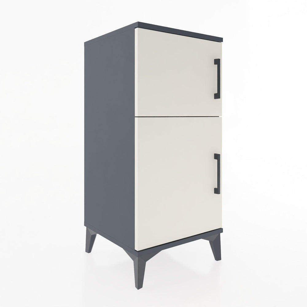 Woodntry Modular Nightstand Anthracite 44x44x84 cm Lidded K36-2