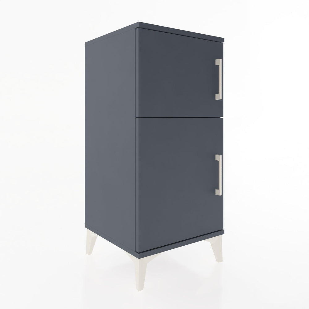 Woodntry Modular Nightstand Anthracite 44x44x84 cm Lidded K36-2