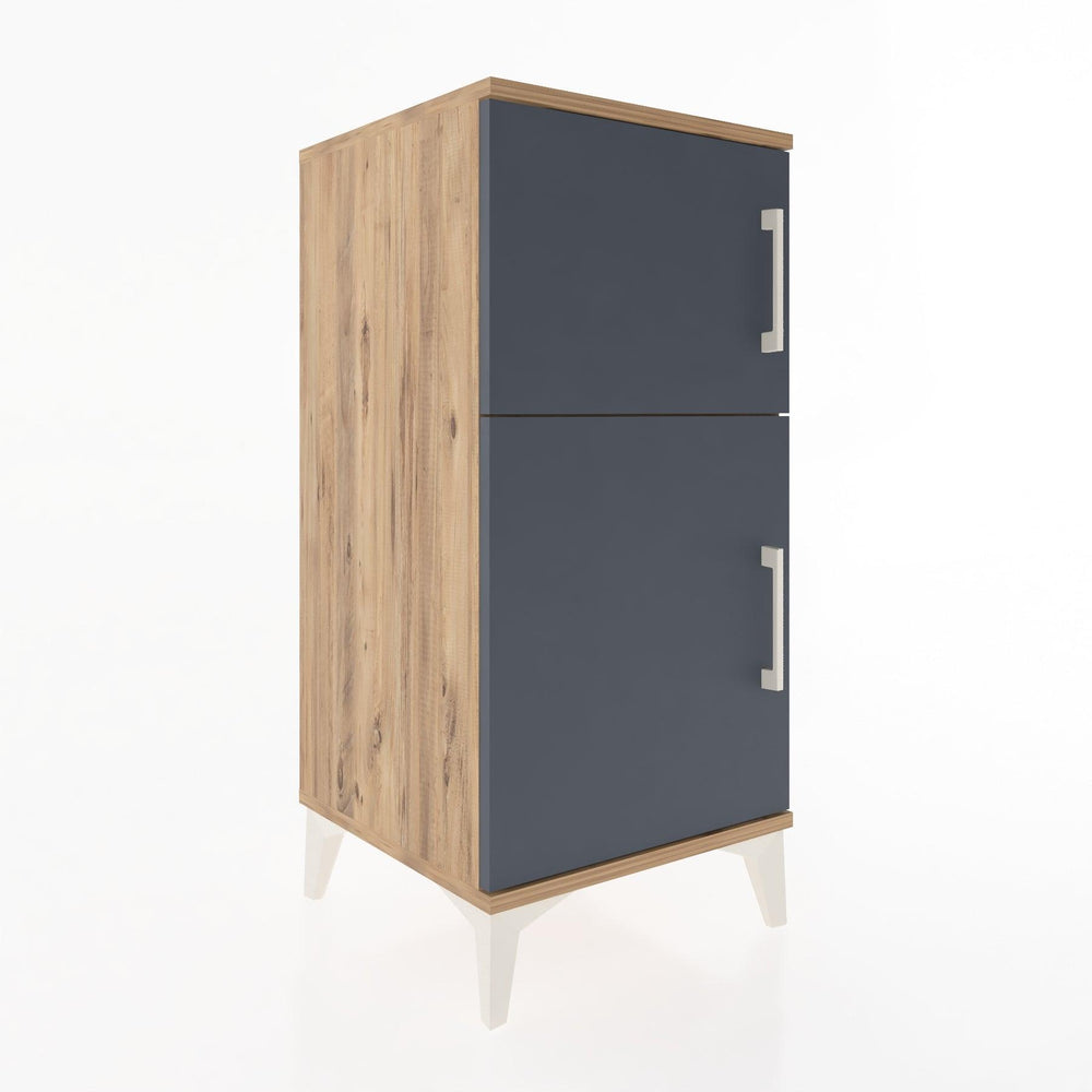 Woodntry Modular Nightstand Pine 44x44x84 cm With Cover K36-3