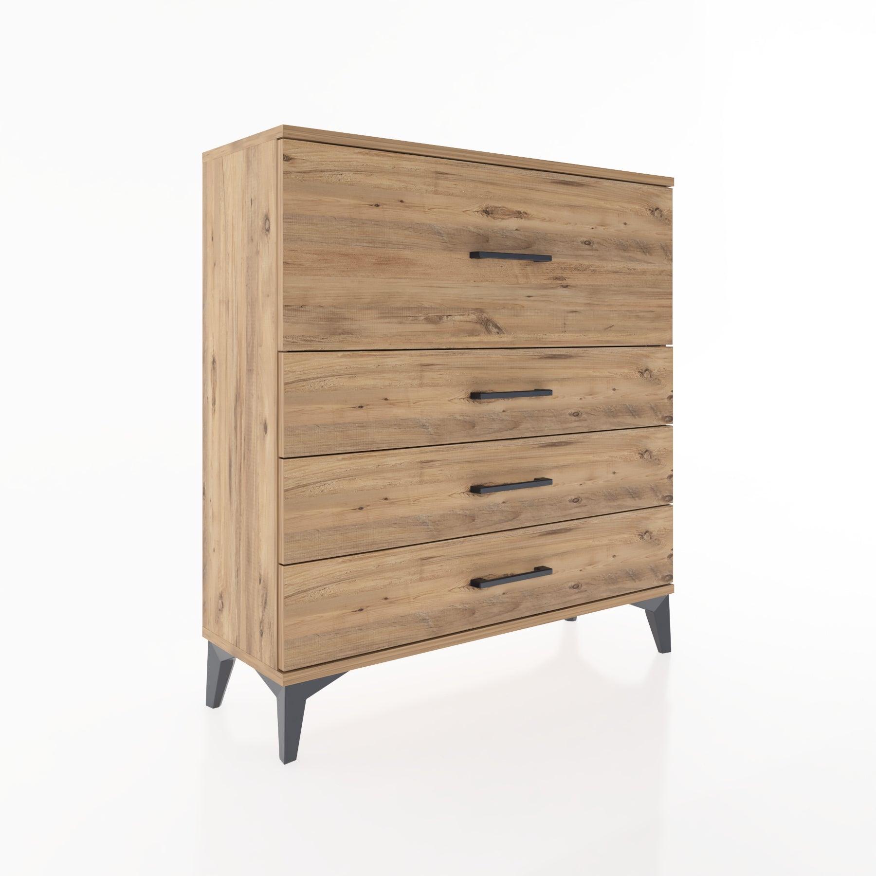 Woodntry Modular Dresser Pine 88x30x84 cm Drawer C14-3