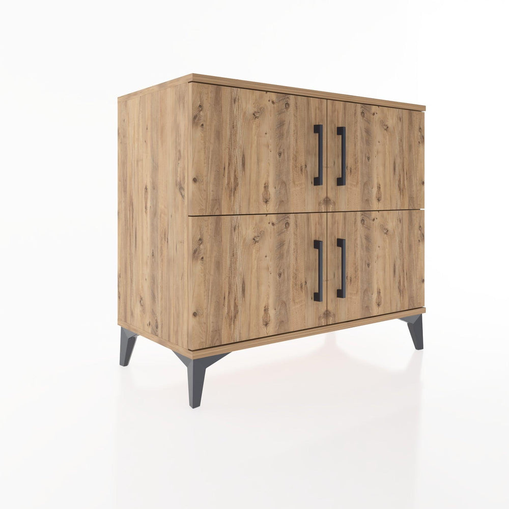 Woodntry Modüler Şifonyer Çam 88x44x68 cm Kapaklı K14-3