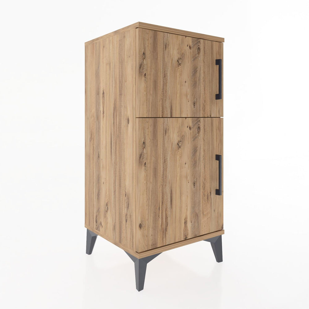Woodntry Modular Nightstand Pine 44x44x84 cm With Cover K36-3