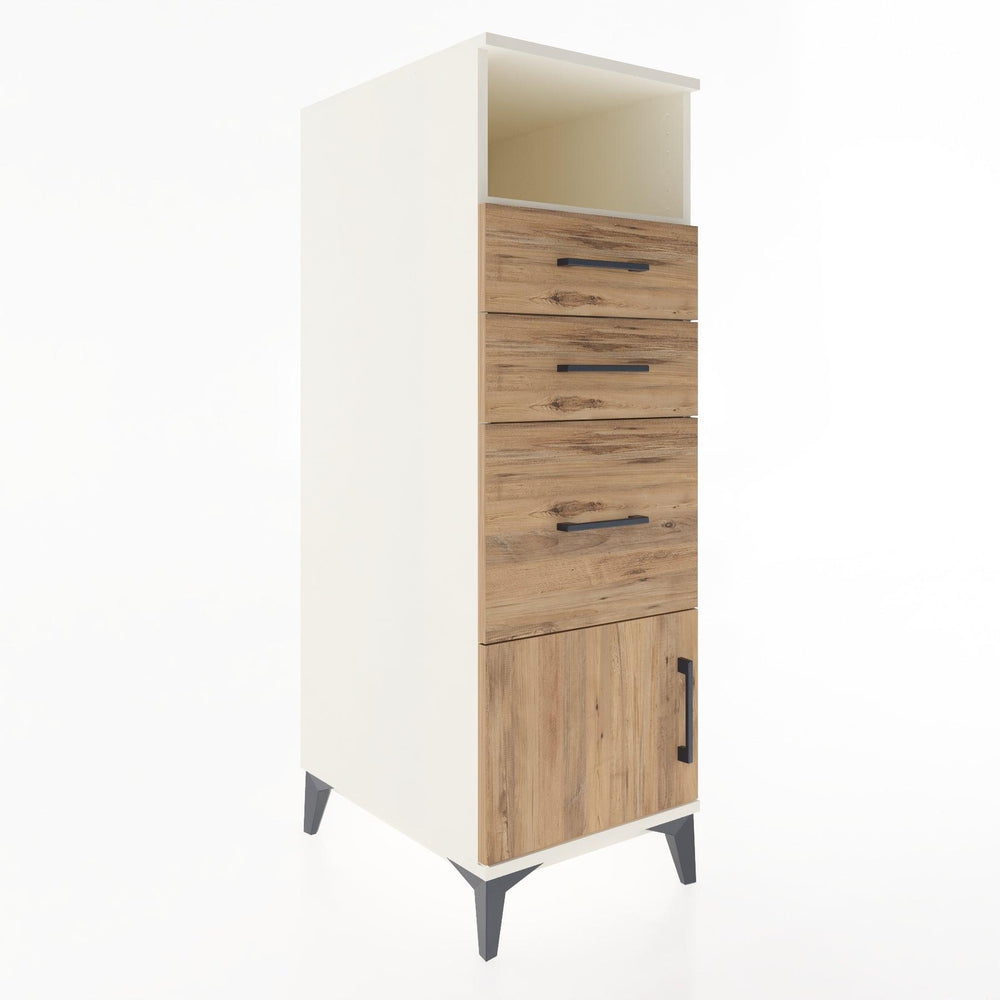 Woodntry Modular Cabinet Moonstone 44x59x122 cm Functional F115-1