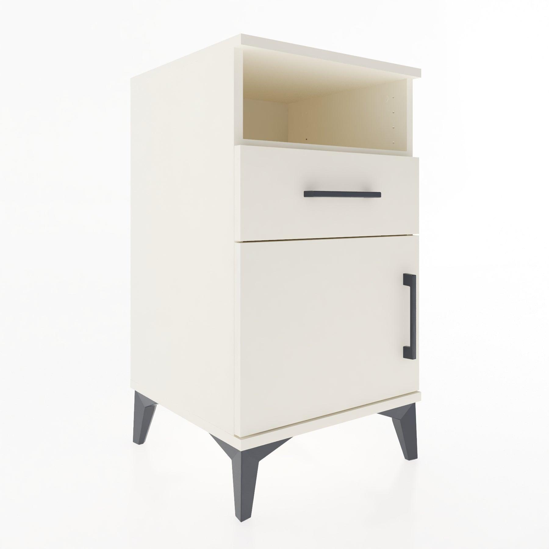 Woodntry Modular Nightstand Moonstone 44x44x68 cm Functional F15-1