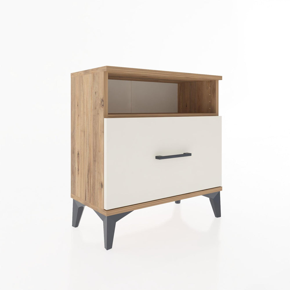 Woodntry Modular Nightstand Pine 60x30x52 cm with Drawers and Shelves CR15-3