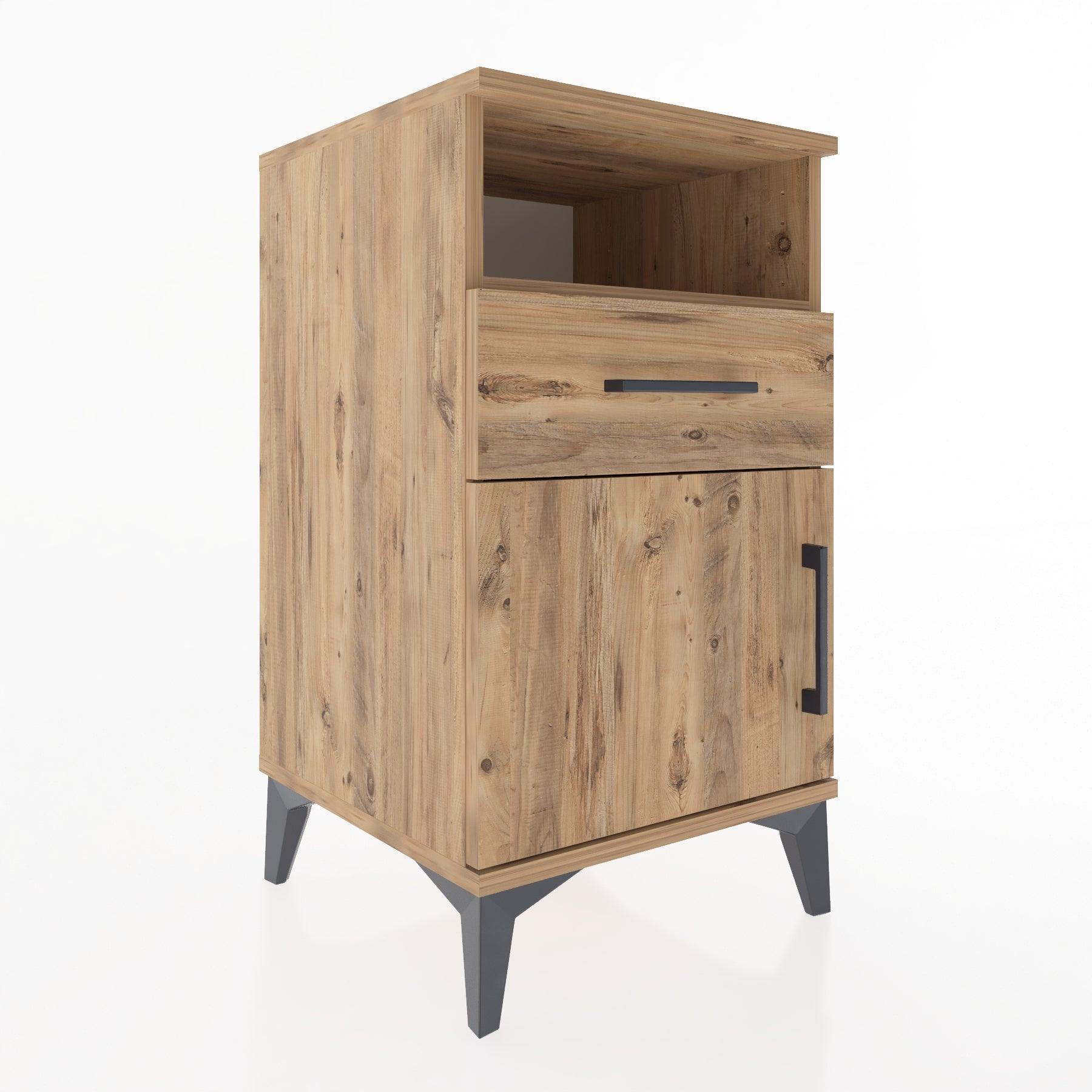 Woodntry Modular Nightstand Pine 44x44x68 cm Functional F15-3