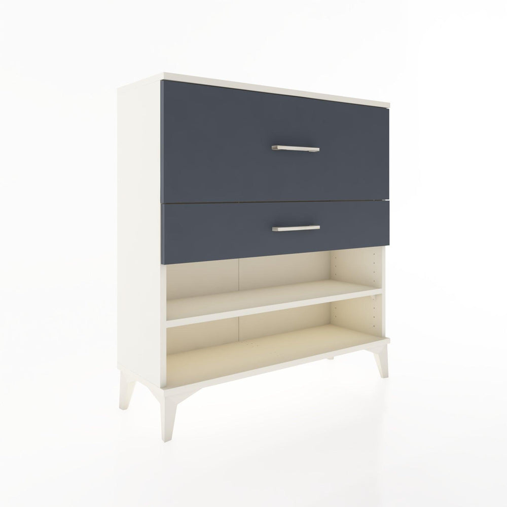 Woodntry Modular Dresser Moonstone 88x30x84 cm with Drawers and Shelves CR16-1