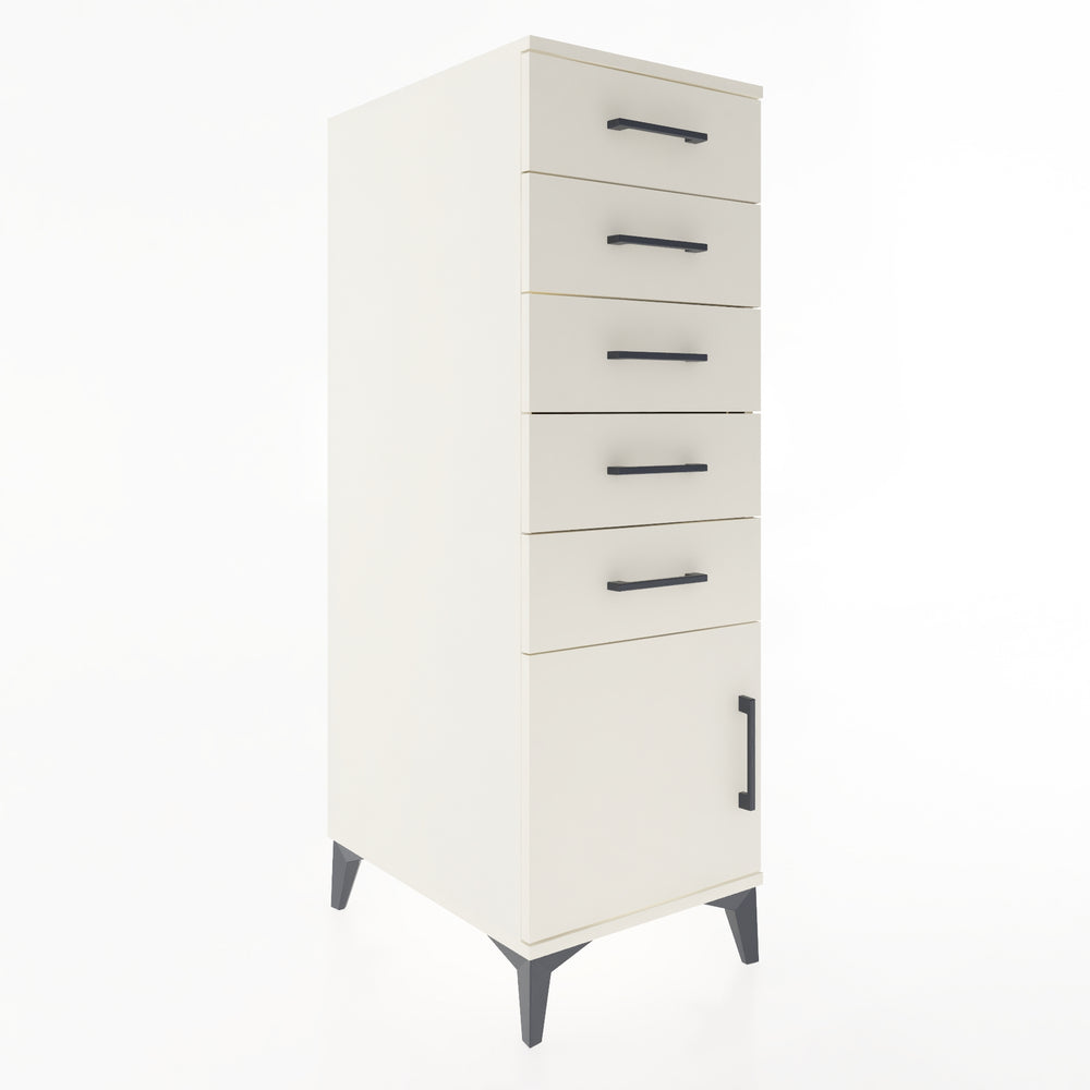 Woodntry Modular Cabinet Moonstone 44x59x122 cm with Doors and Drawers KC66-1