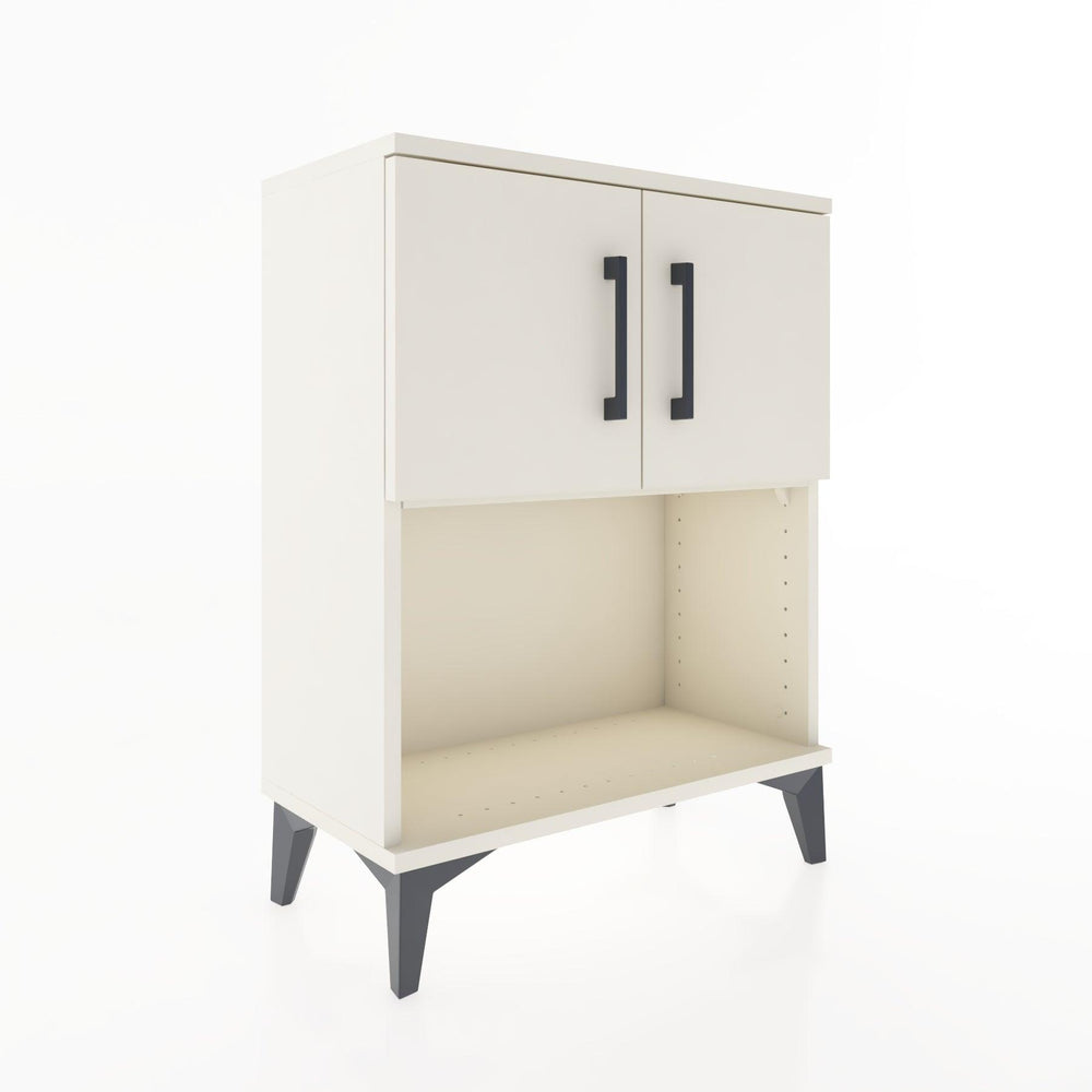 Woodntry Modular Nightstand Moonstone 60x30x68 cm with Cover and Shelf KR16-1