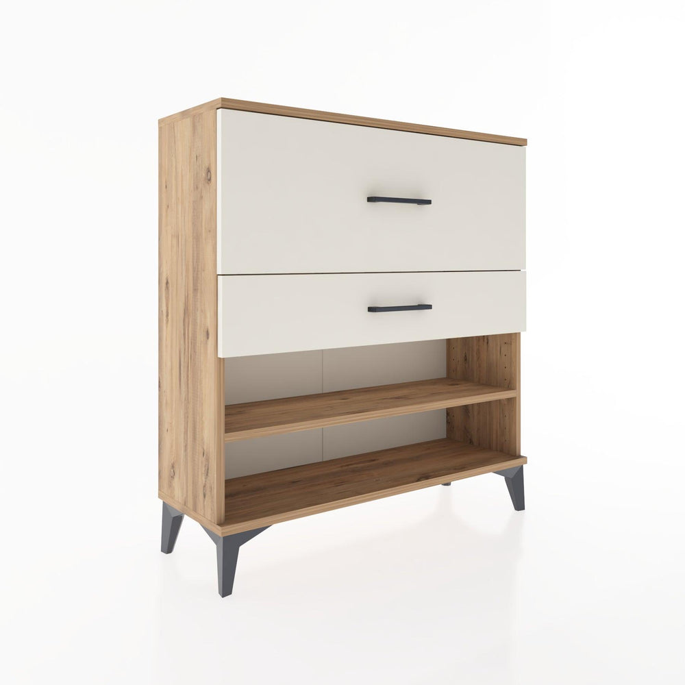 Woodntry Modular Dresser Pine 88x30x84 cm with Drawers and Shelves CR16-3