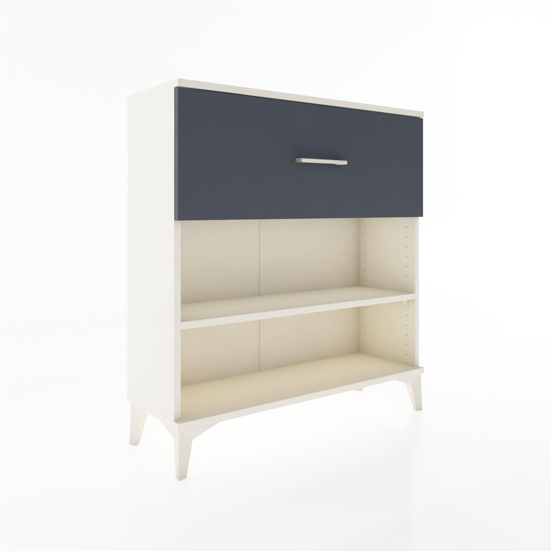 Woodntry Modular Dresser Moonstone 88x30x84 cm with Drawers and Shelves CR17-1