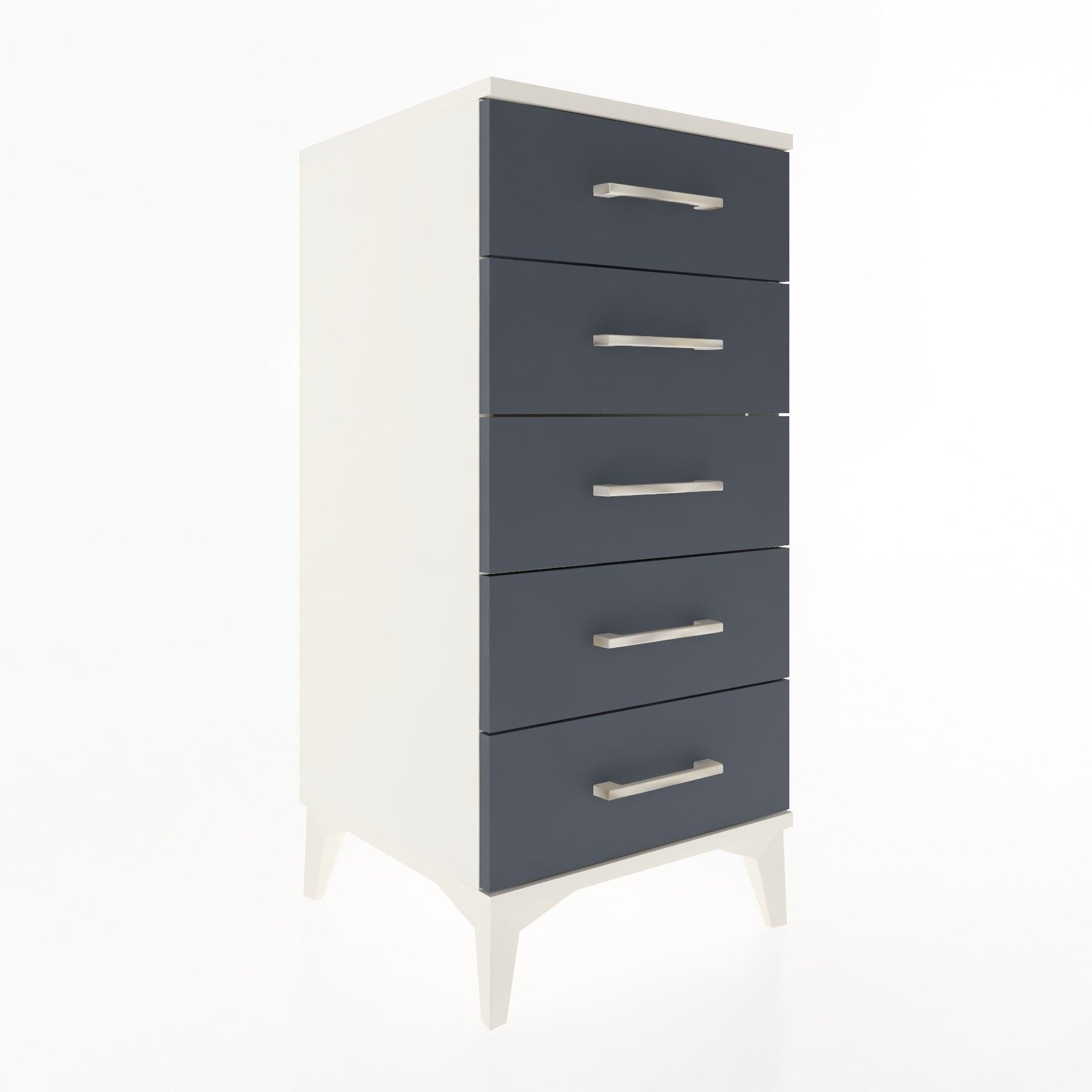 Woodntry Modular Nightstand Moonstone 44x44x84 cm Drawer C17-1