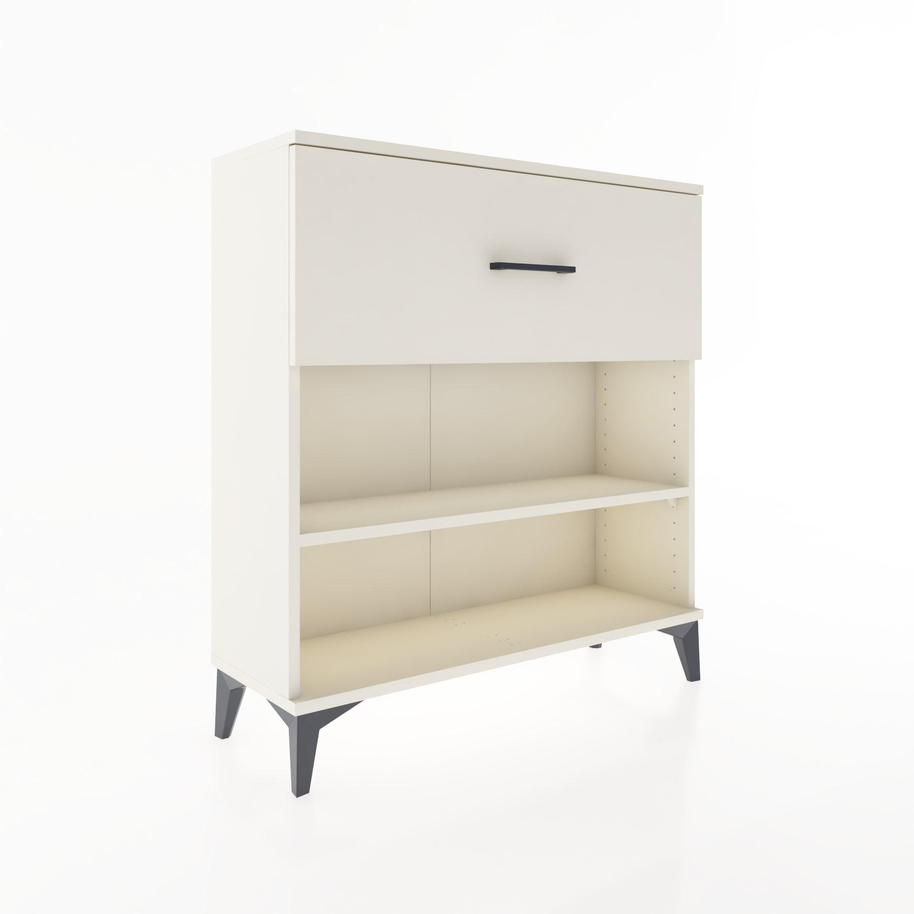 Woodntry Modular Dresser Moonstone 88x30x84 cm with Drawers and Shelves CR17-1