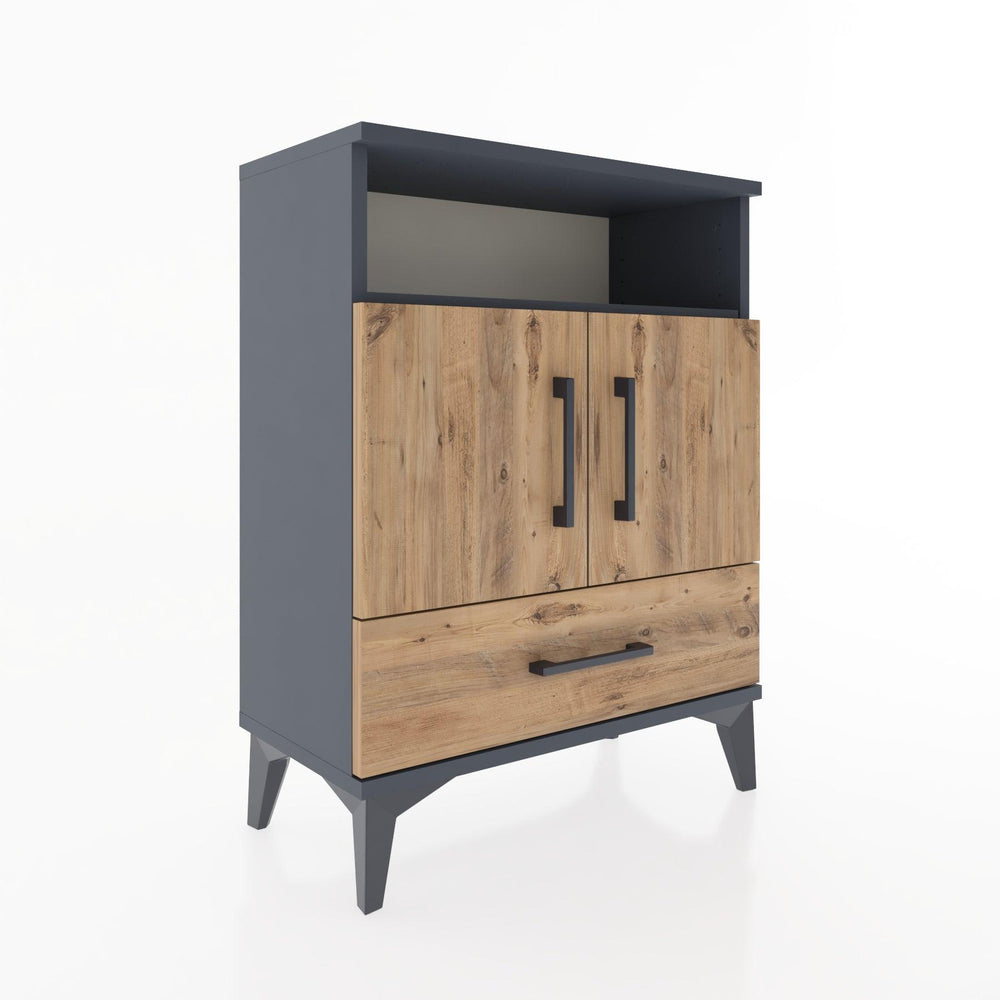 Woodntry Modular Nightstand Anthracite 60x30x68 cm Functional F17-2