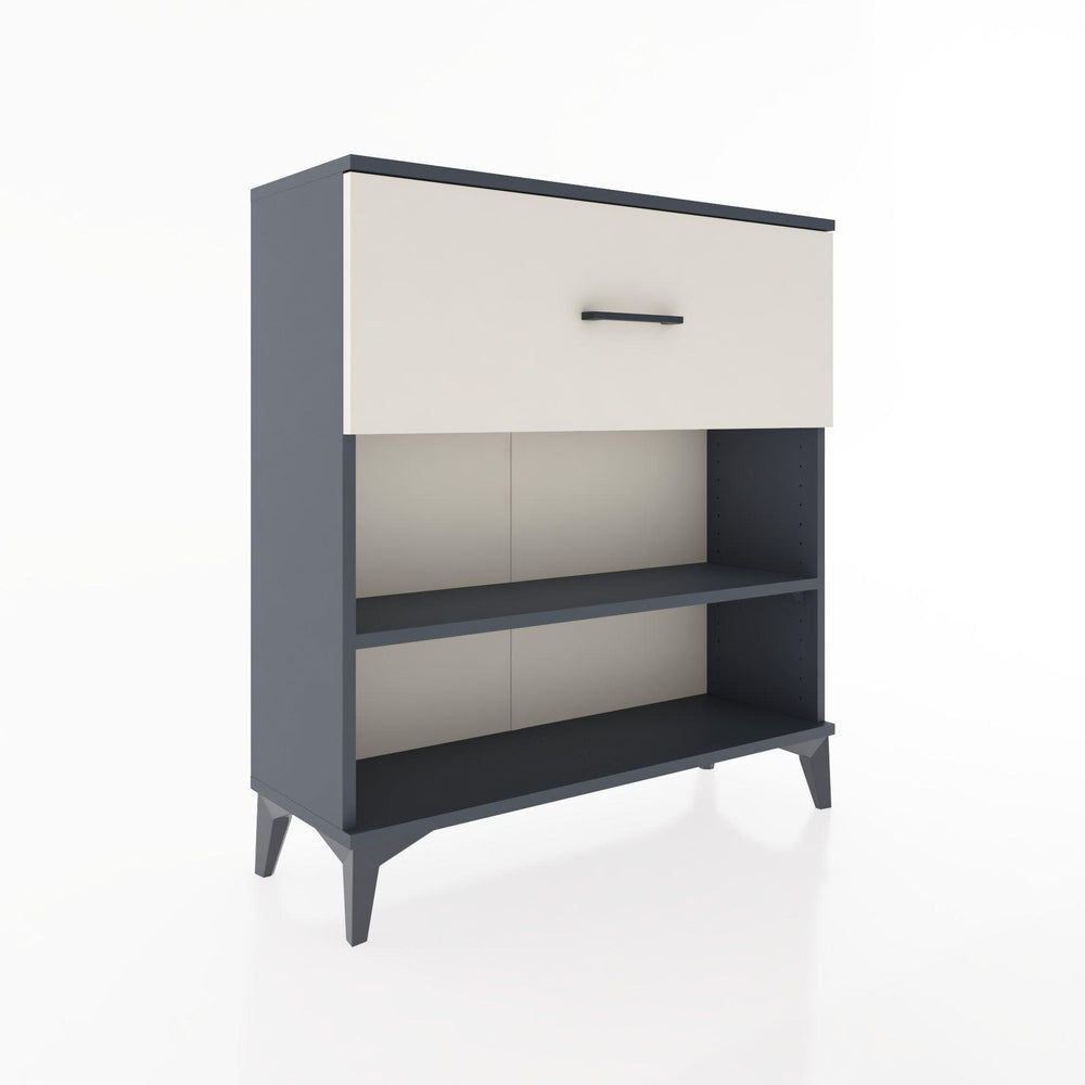 Woodntry Modular Dresser Anthracite 88x30x84 cm with Drawers and Shelves CR17-2
