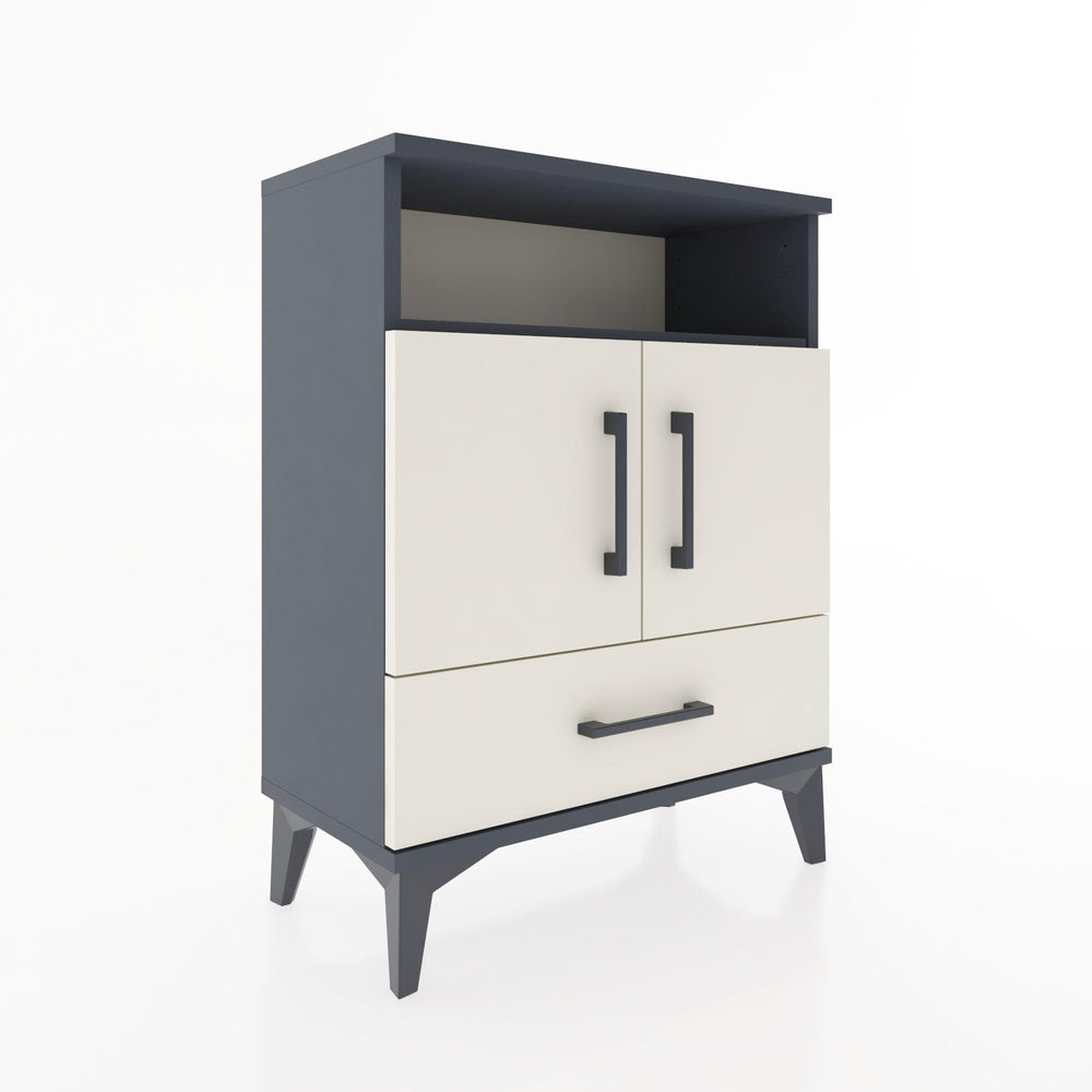 Woodntry Modular Nightstand Anthracite 60x30x68 cm Functional F17-2