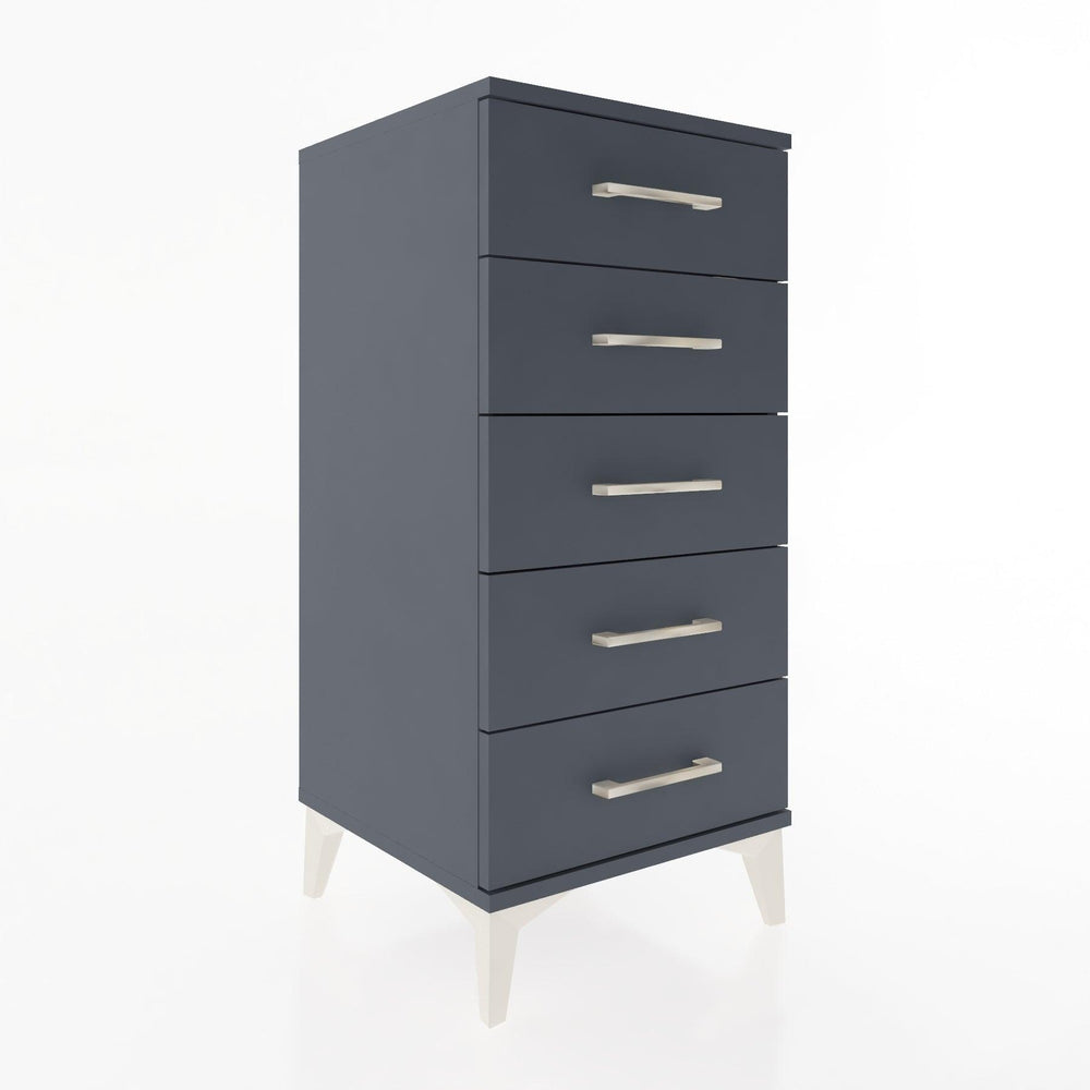 Woodntry Modular Nightstand Anthracite 44x44x84 cm Drawer C17-2