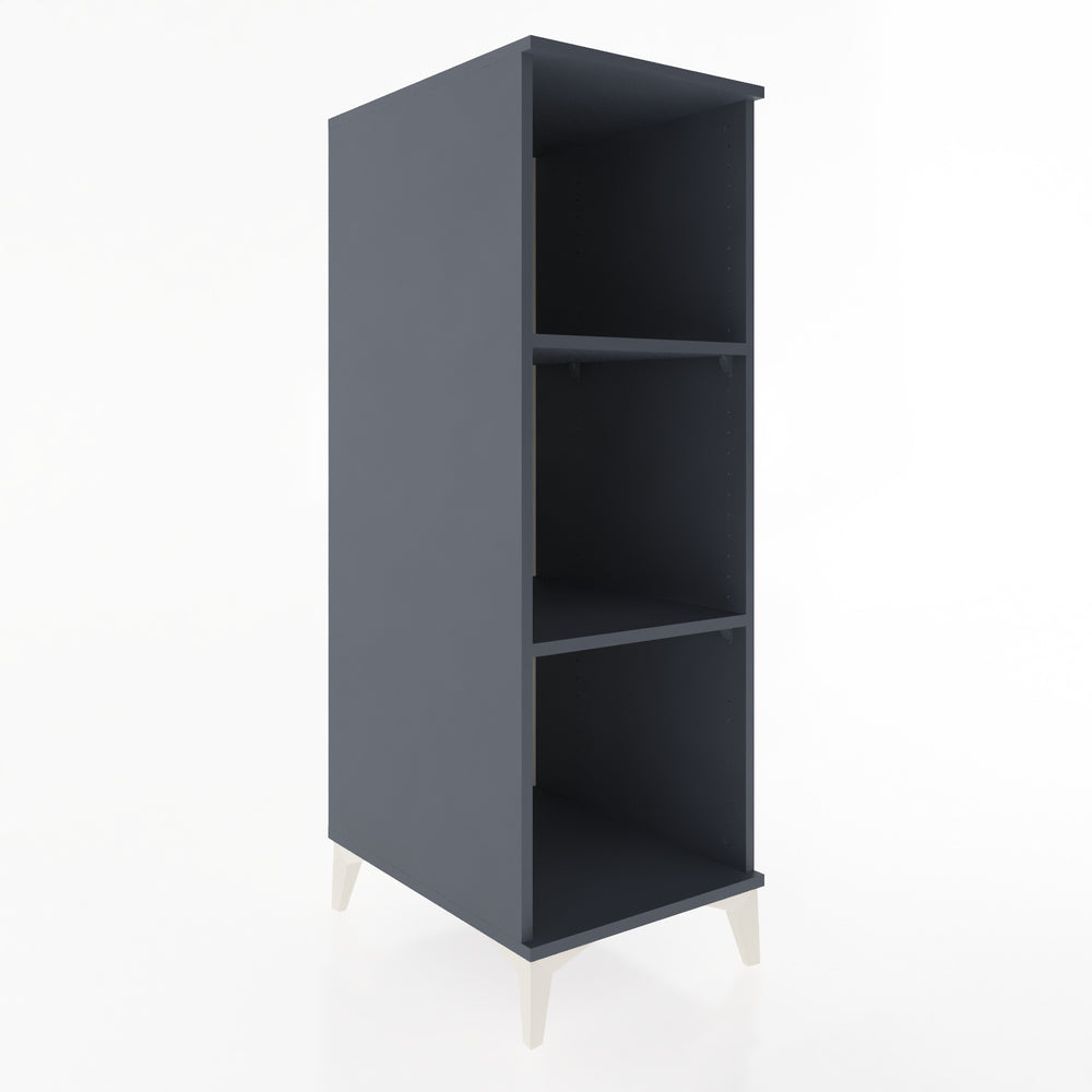 Woodntry Modüler Dolap Antrasit 44x59x122 cm Raflı R67-2