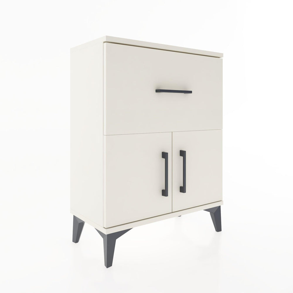 Woodntry Modular Nightstand Moonstone 60x30x68 cm with Cover and Drawer KC18-1