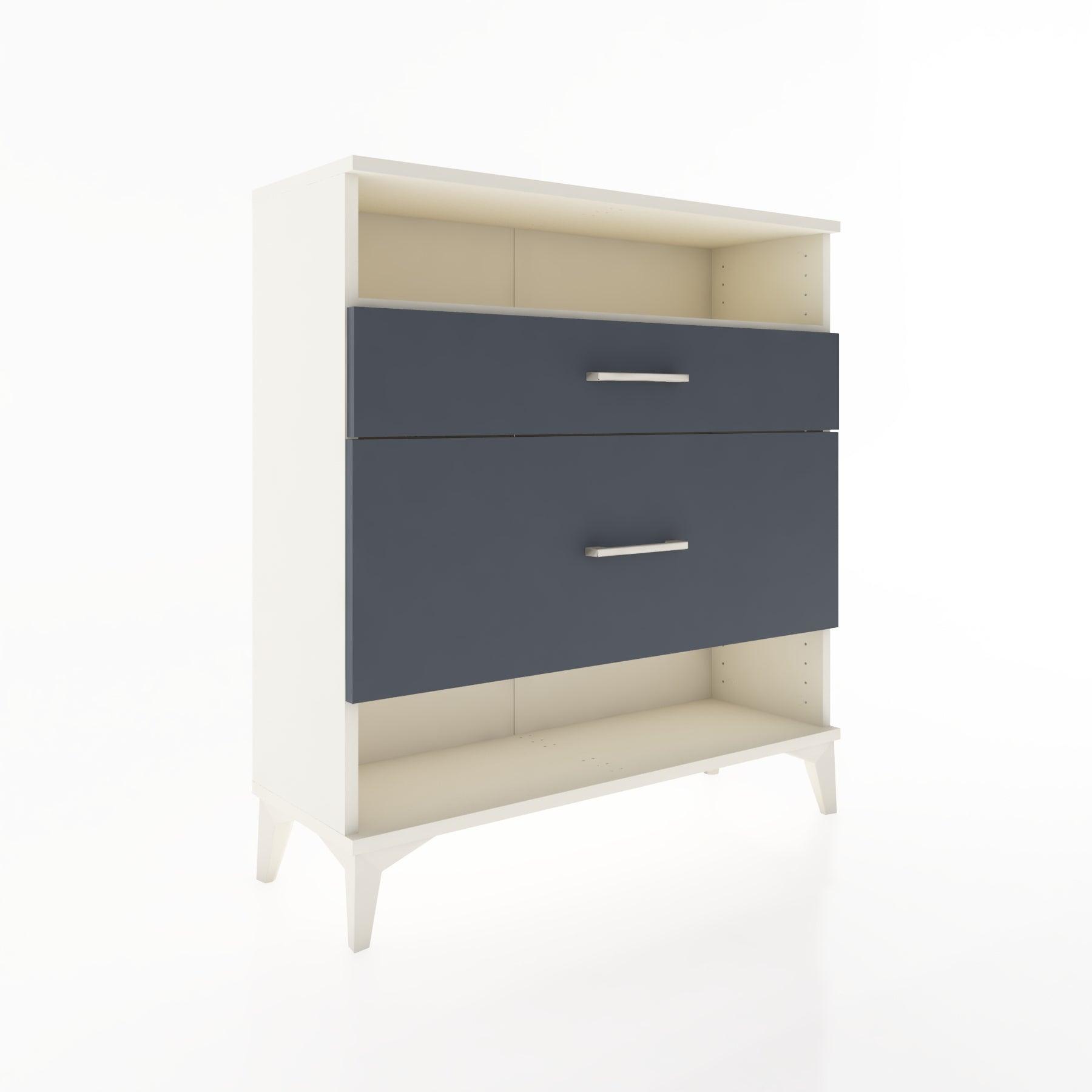 Woodntry Modular Dresser Moonstone 88x30x84 cm with Drawers and Shelves CR19-1