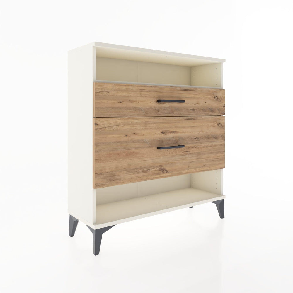 Woodntry Modüler Şifonyer Aytaşı 88x30x84 cm Çekmeceli ve Raflı CR19-1