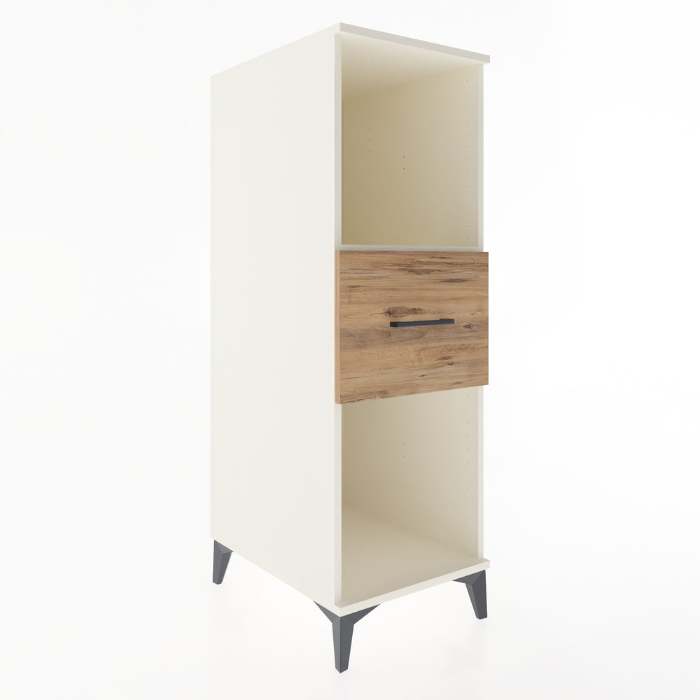 Woodntry Modular Cabinet Moonstone 44x59x122 cm with Drawers and Shelves CR69-1