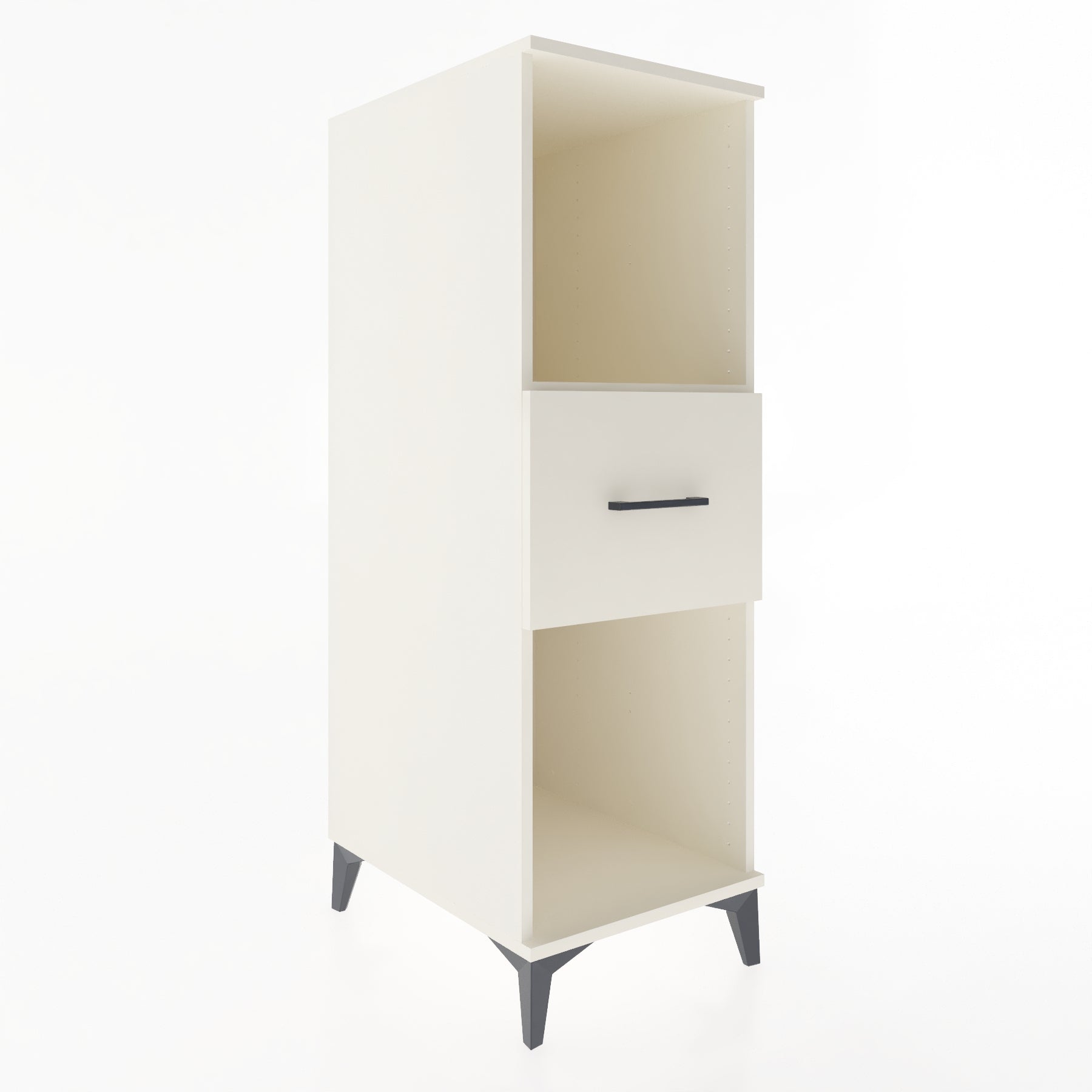 Woodntry Modular Cabinet Moonstone 44x59x122 cm with Drawers and Shelves CR69-1