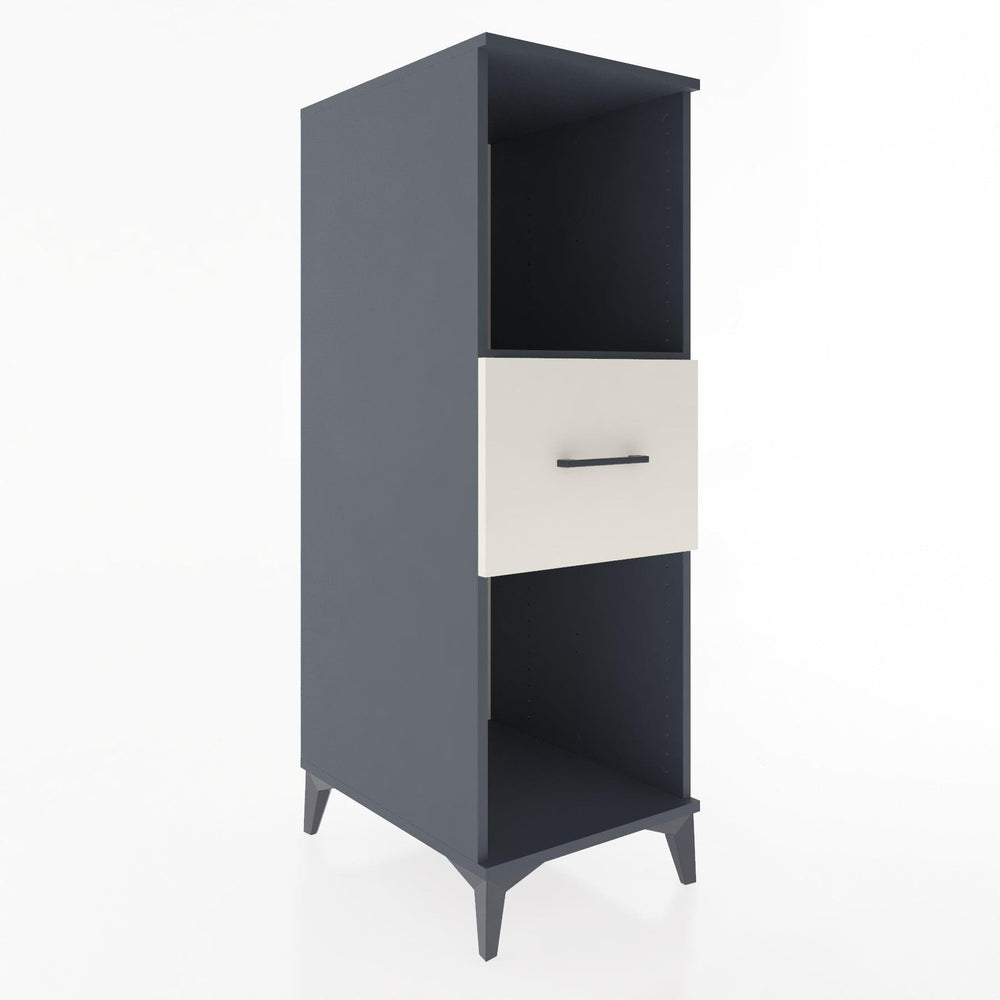 Woodntry Modular Cabinet Anthracite 44x30x122 cm with Drawers and Shelves CR69-2