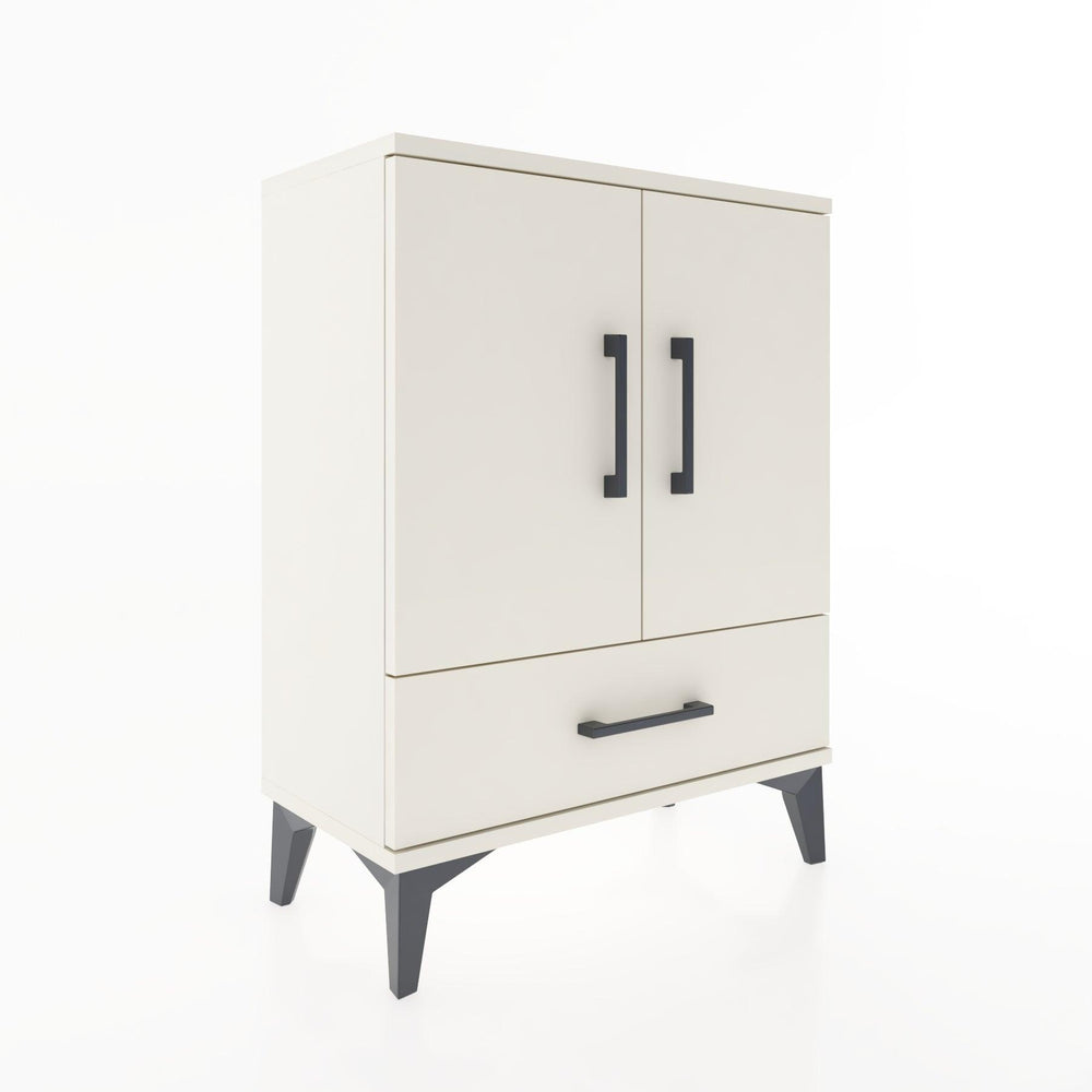 Woodntry Modüler Komodin Aytaşı 60x30x68 cm Kapaklı ve Çekmeceli KC20-1