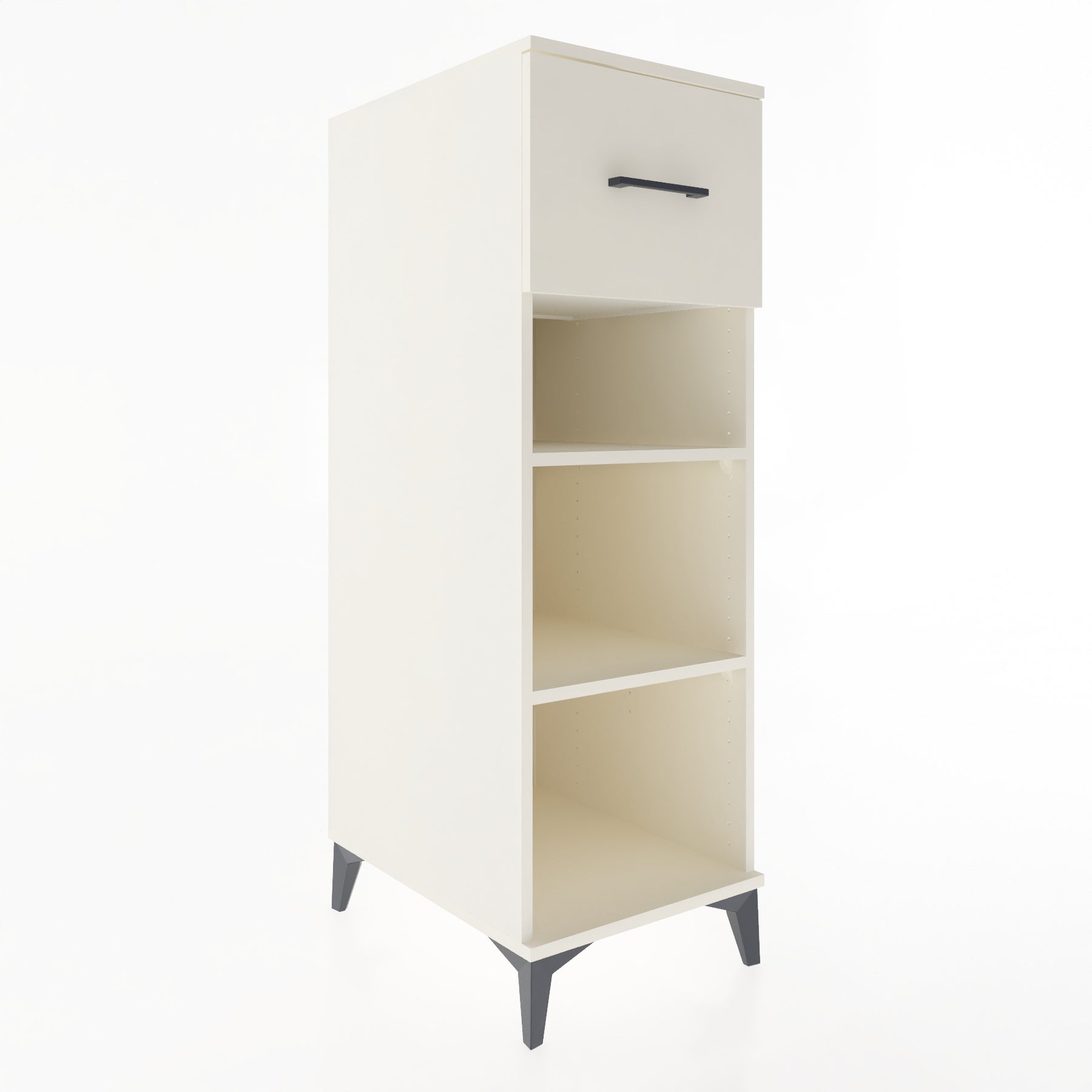 Woodntry Modular Cabinet Moonstone 44x59x122 cm with Drawers and Shelves CR70-1