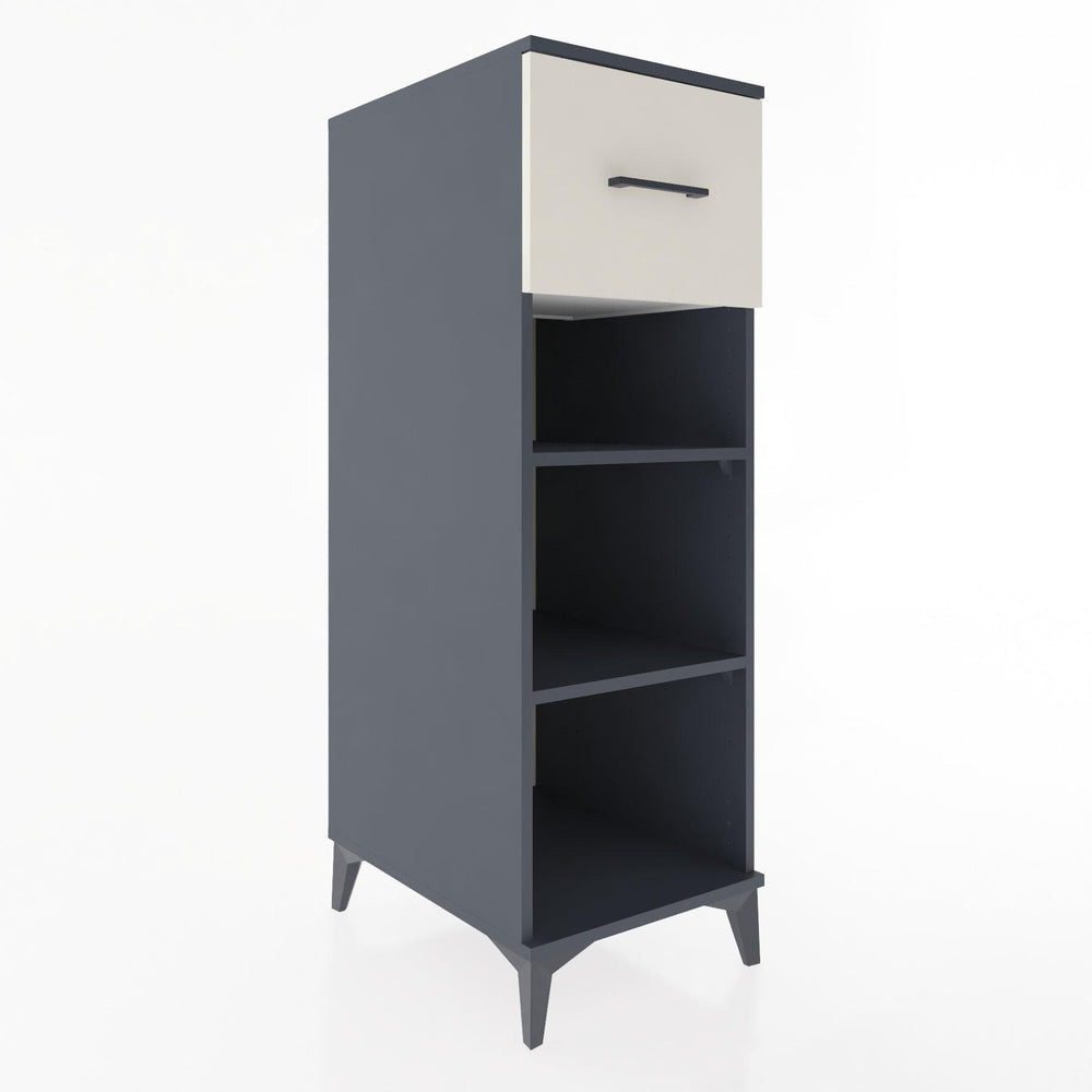 Woodntry Modular Cabinet Anthracite 44x30x122 cm with Drawers and Shelves CR70-2