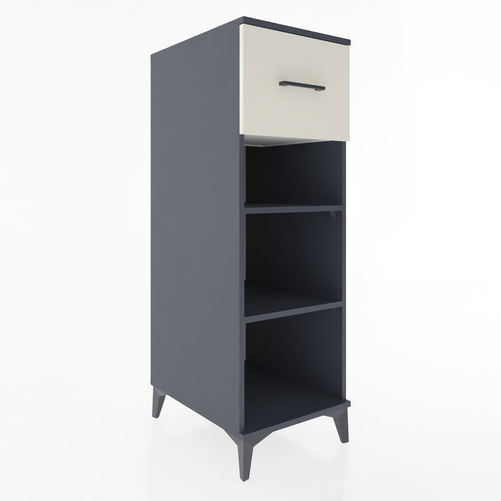Woodntry Modular Cabinet Anthracite 44x59x122 cm with Drawers and Shelves CR70-2