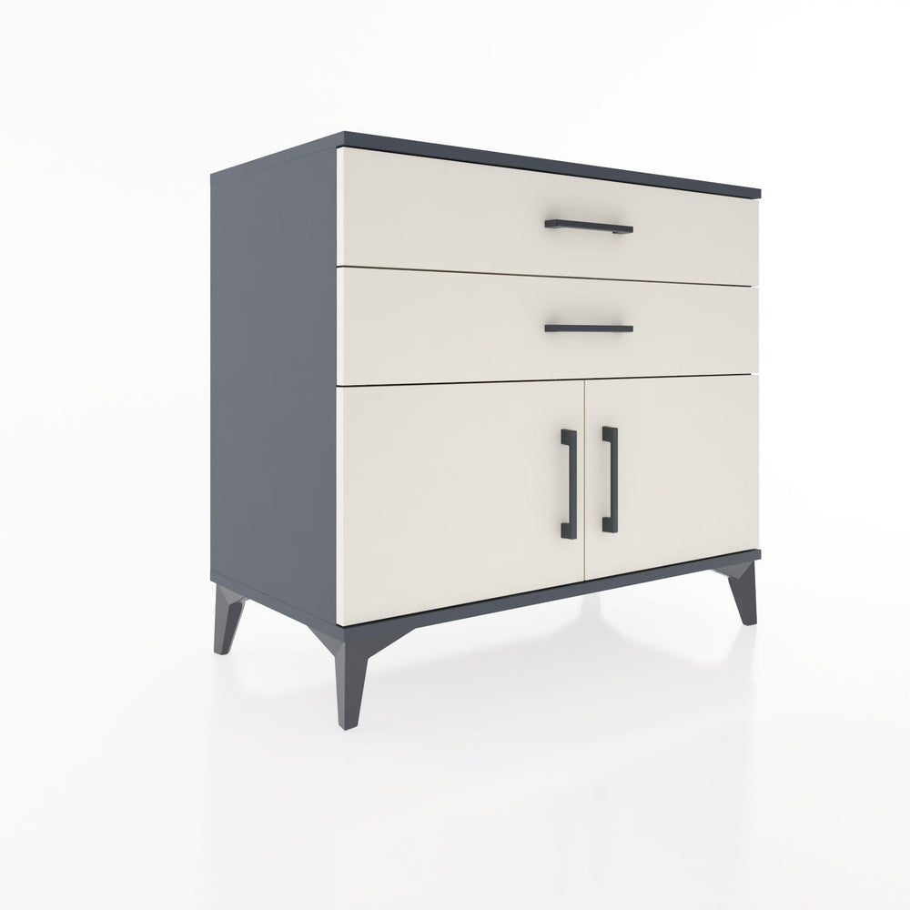 Woodntry Modular Dresser Anthracite 88x44x68 cm with Cover and Drawer KC20-2