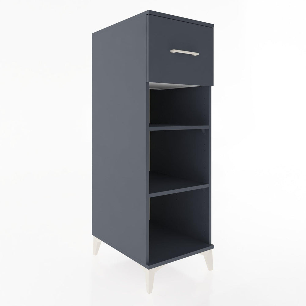 Woodntry Modular Cabinet Anthracite 44x30x122 cm with Drawers and Shelves CR70-2