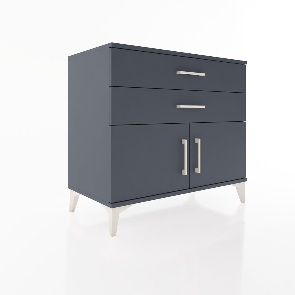 Woodntry Modular Dresser Anthracite 88x44x68 cm with Cover and Drawer KC20-2