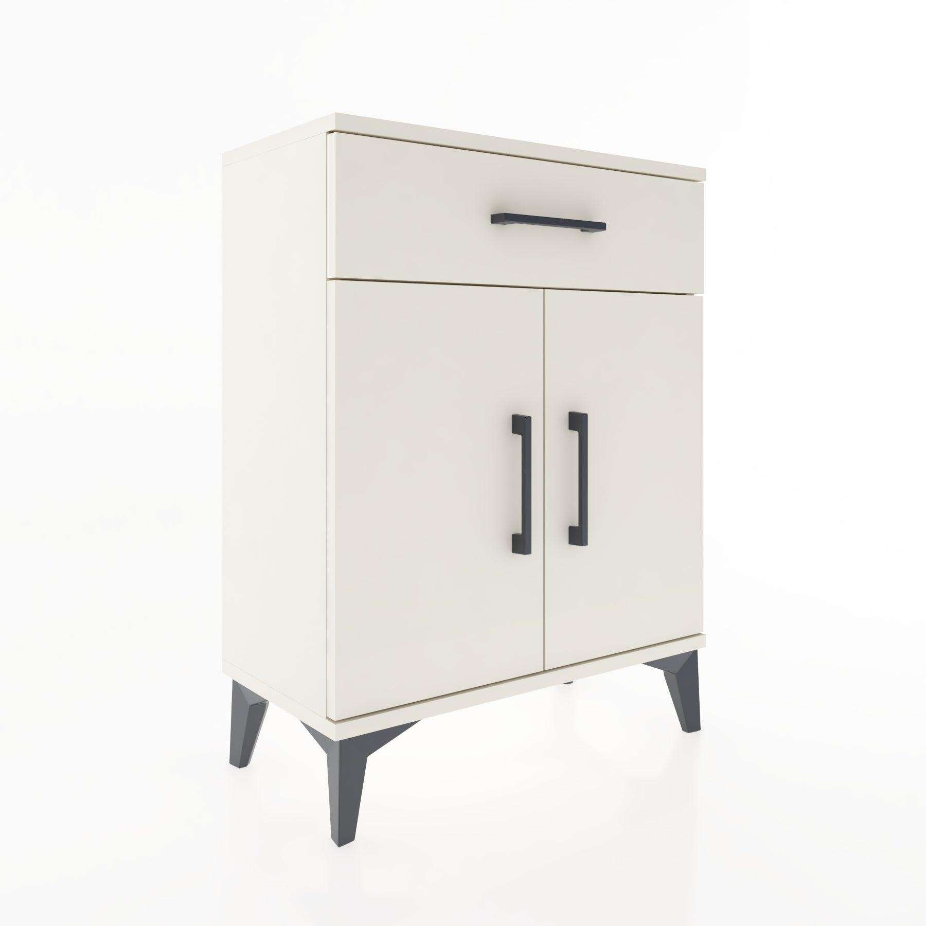 Woodntry Modular Nightstand Moonstone 60x30x68 cm with Cover and Drawer KC21-1