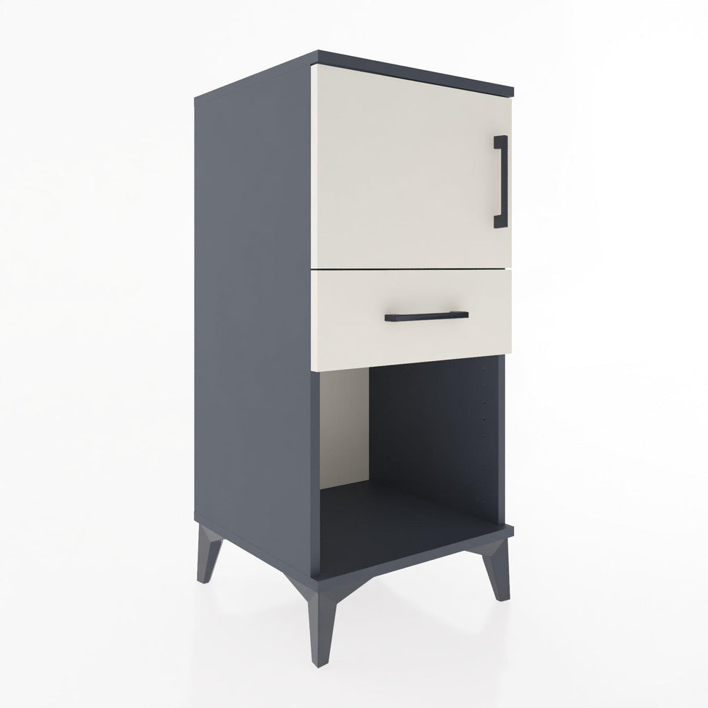 Woodntry Modular Nightstand Anthracite 44x44x84 cm Functional F43-2