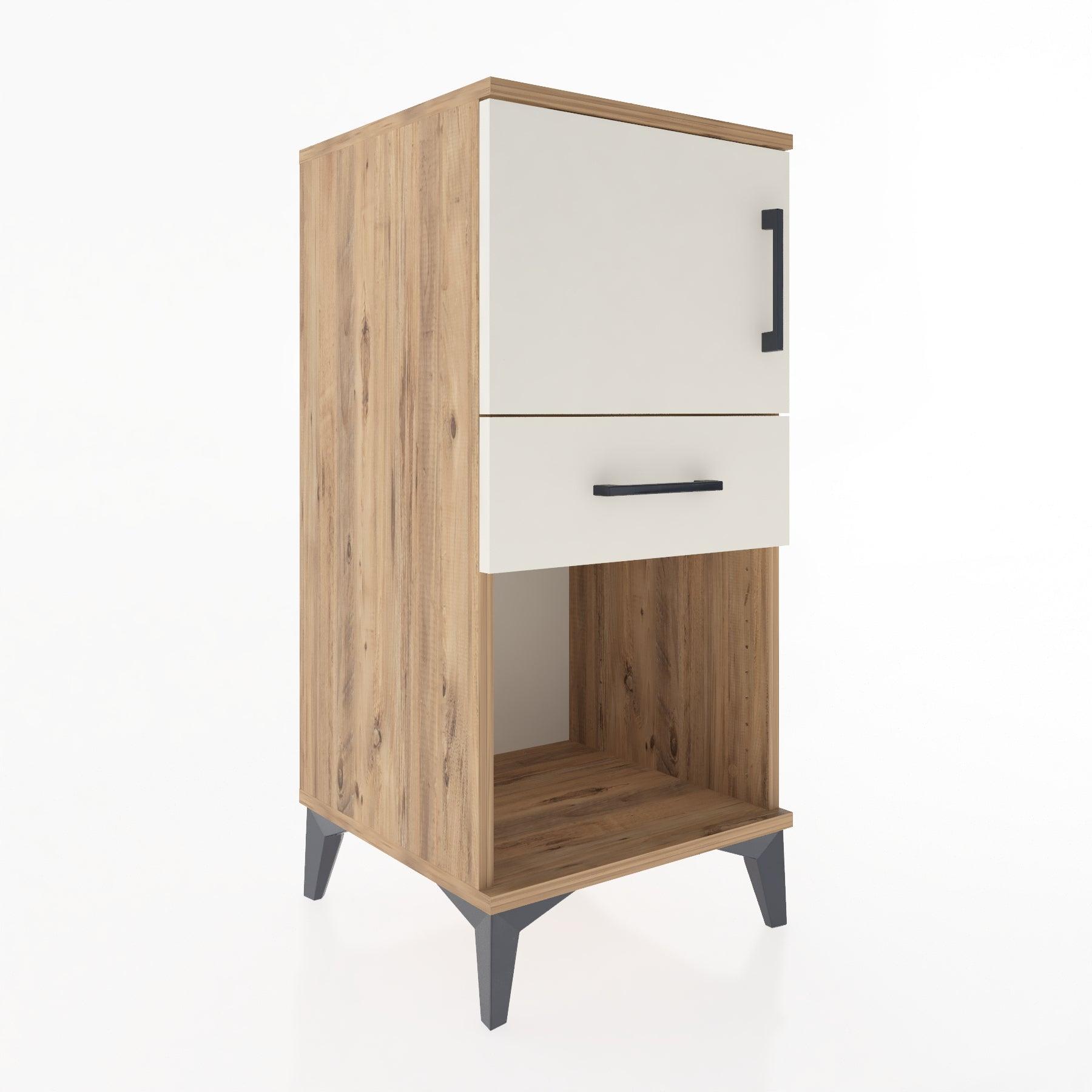 Woodntry Modular Nightstand Pine 44x44x84 cm Functional F43-3