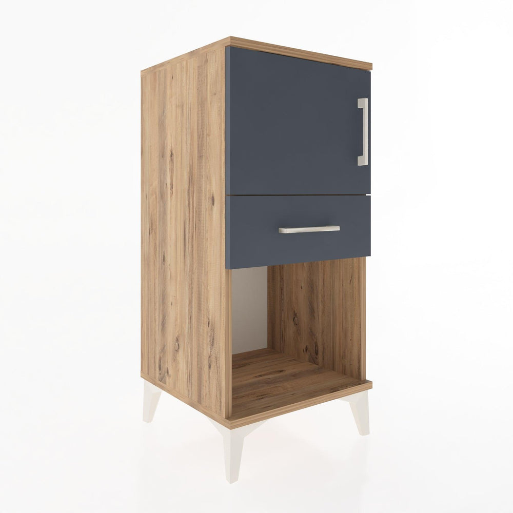 Woodntry Modüler Komodin Çam 44x44x84 cm Fonksiyonel F43-3